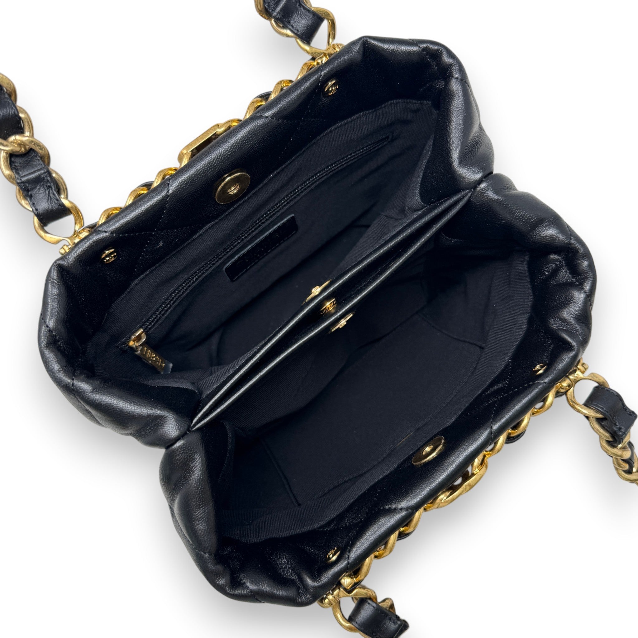 Chanel Black Small Shopping Tote