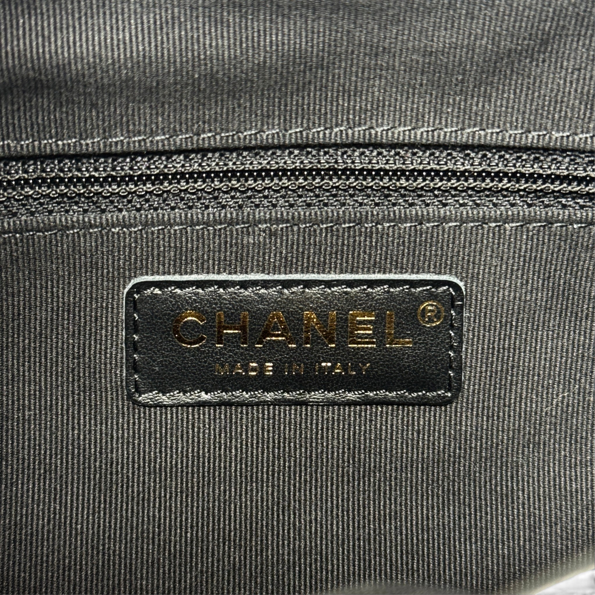 Chanel Black Small Shopping Tote