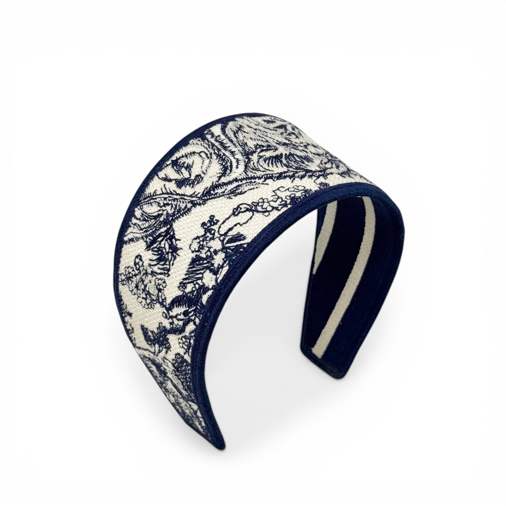 Dior Blue Toile de Jouy Headband