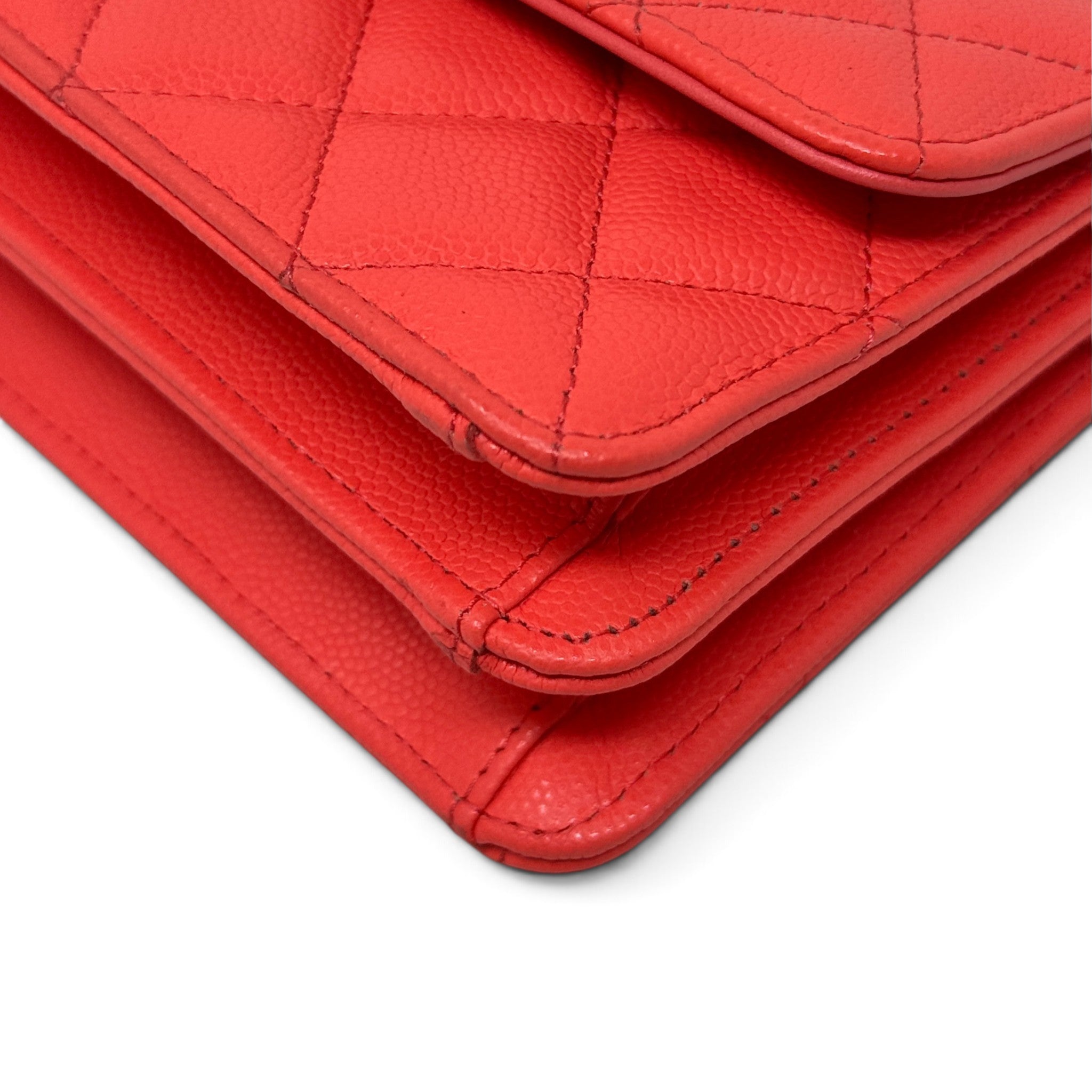 Chanel Red Mini Charm Flap