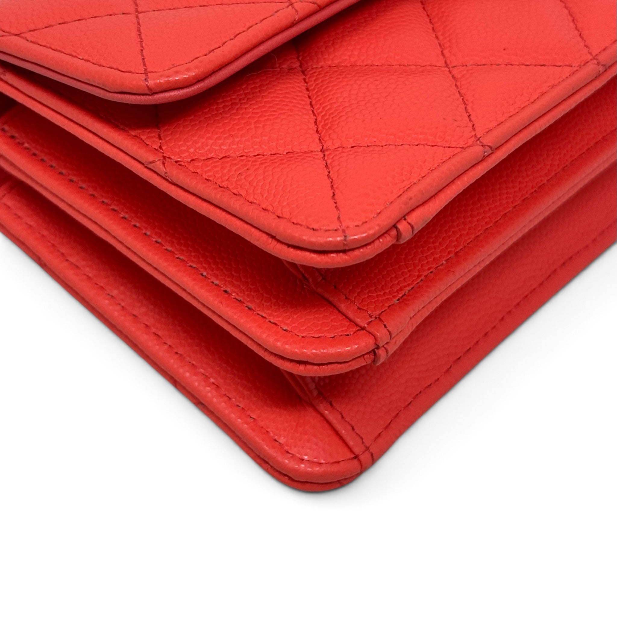 Chanel Red Mini Charm Flap