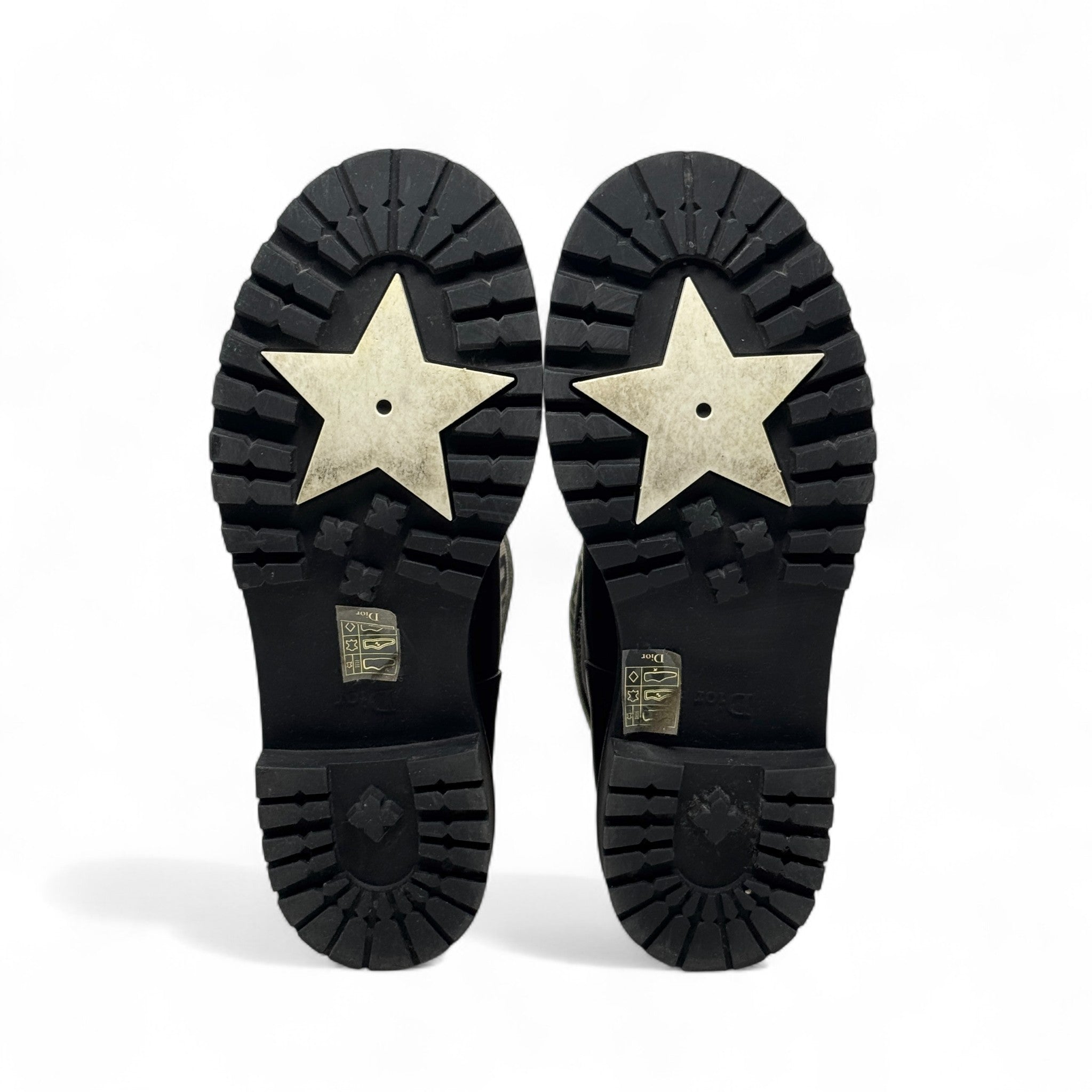 Dior Black D-Major Ankle Boots 38.5