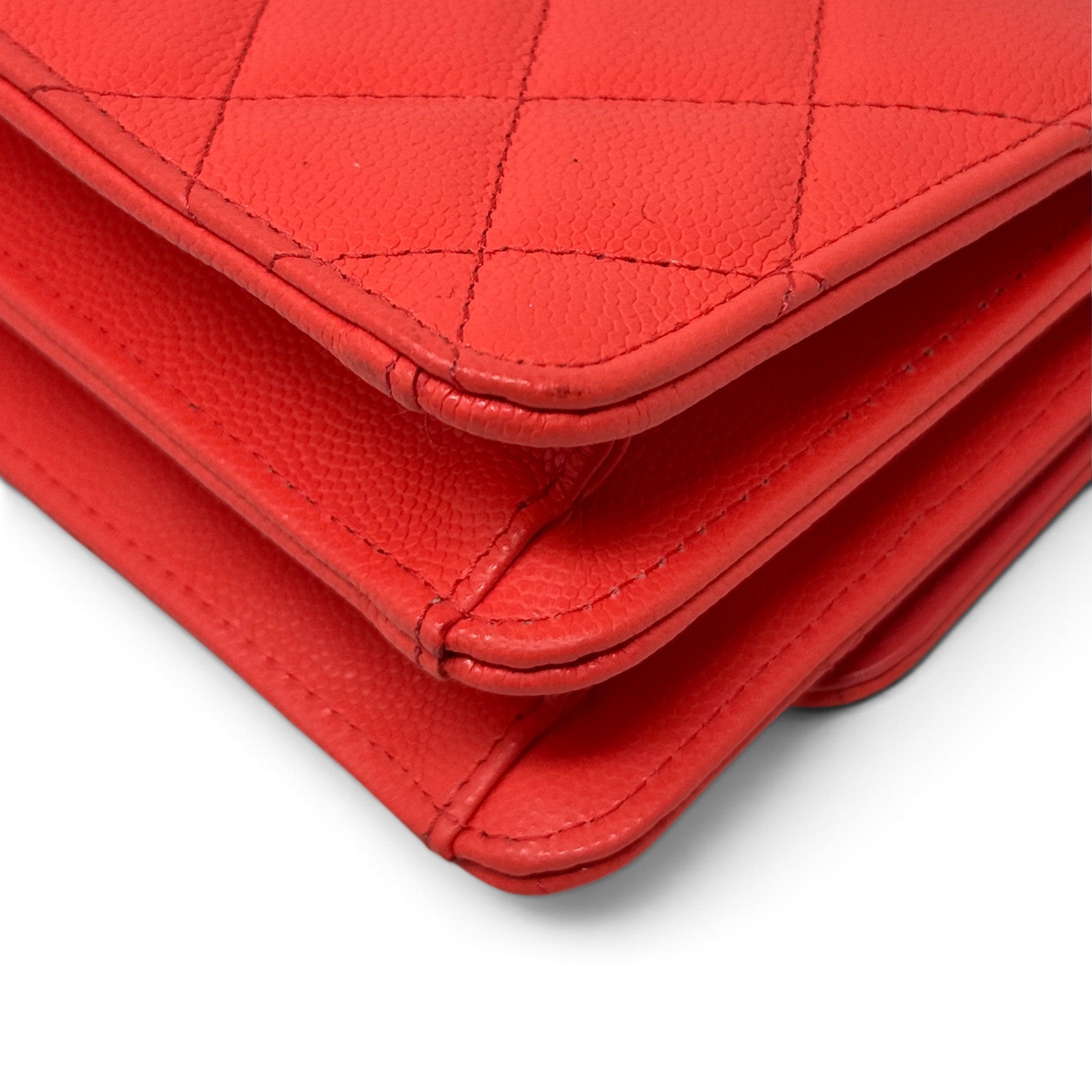 Chanel Red Mini Charm Flap