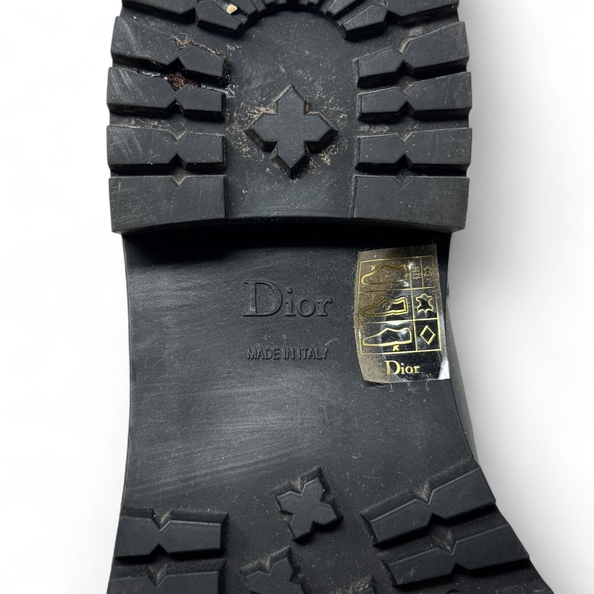 Dior Black D-Major Ankle Boots 38.5