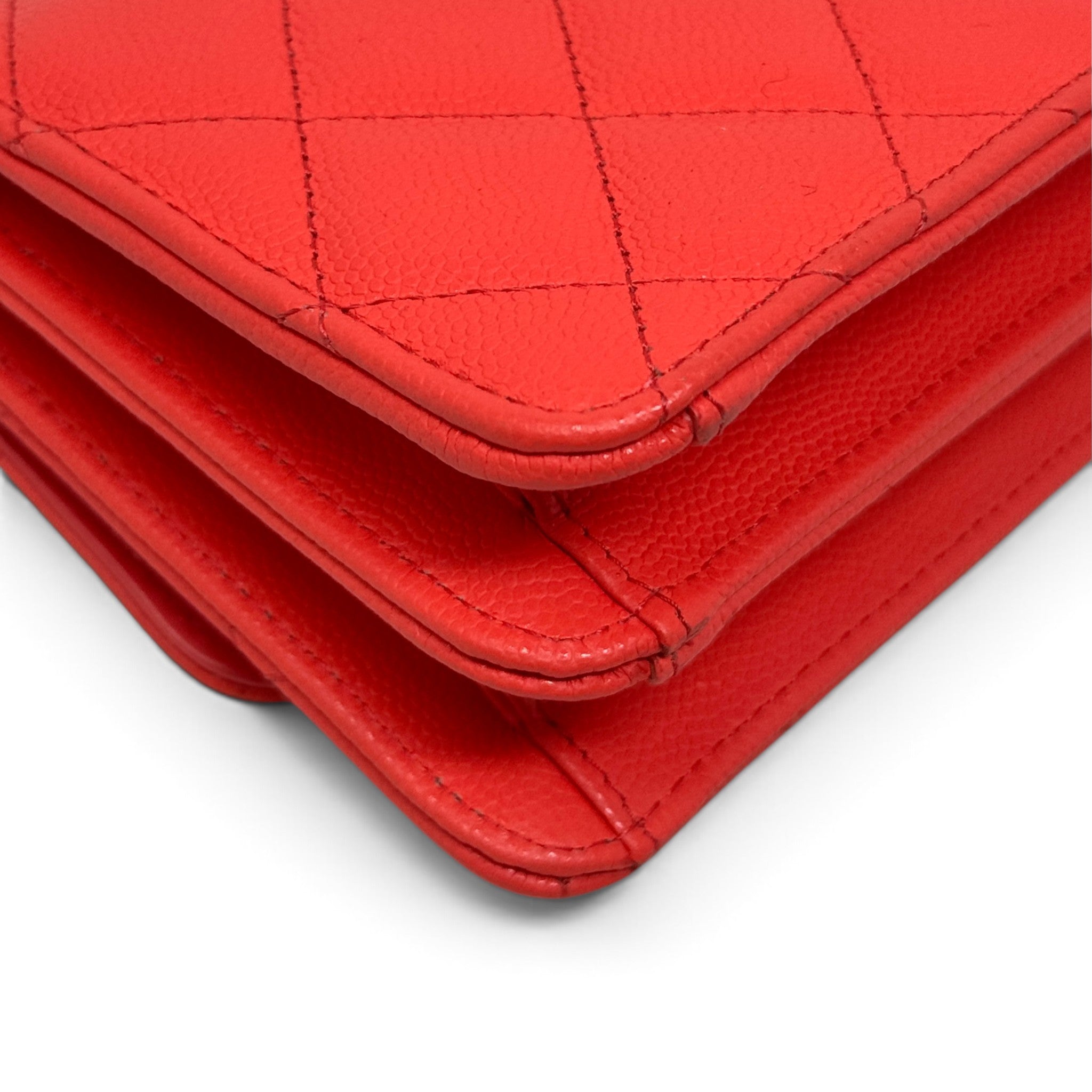 Chanel Red Mini Charm Flap
