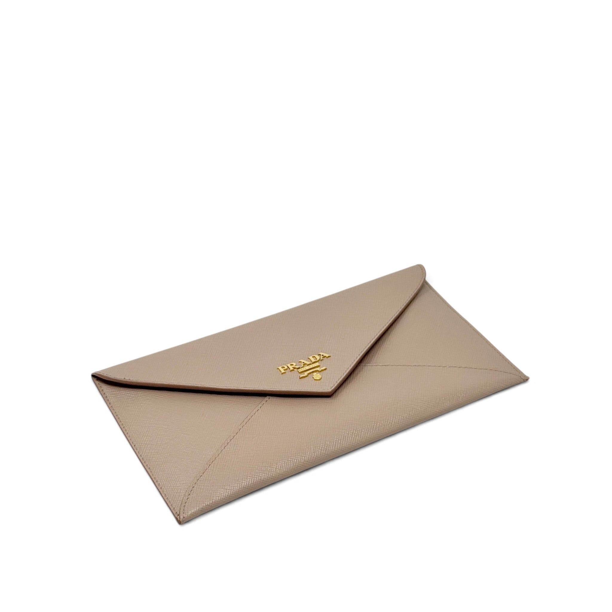 Prada Cammeo Saffiano Envelope Wallet