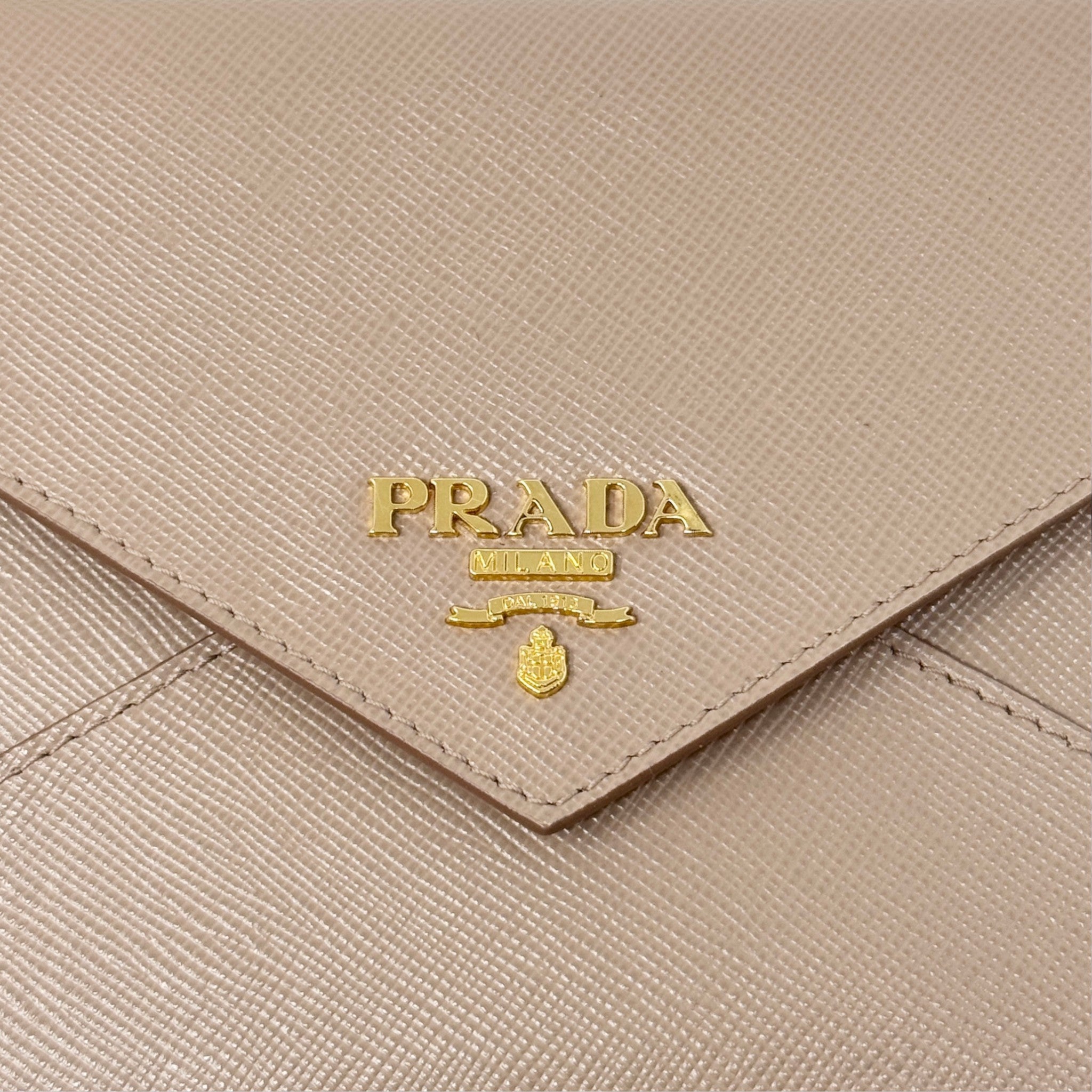 Prada Cammeo Saffiano Envelope Wallet
