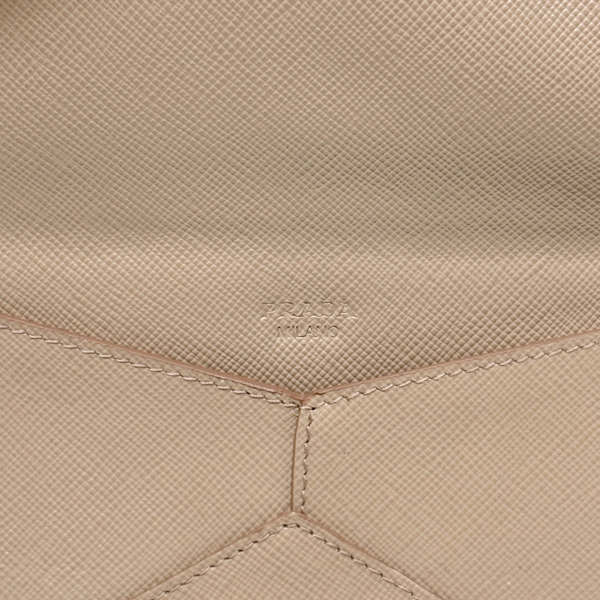 Prada Cammeo Saffiano Envelope Wallet