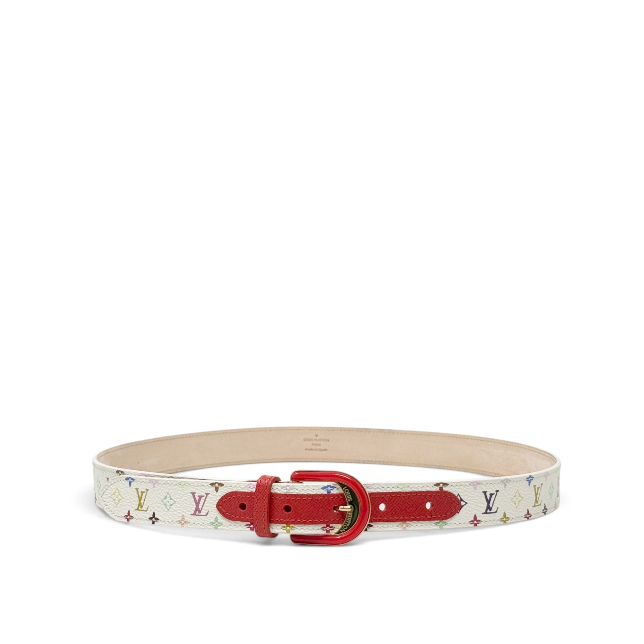 Louis Vuitton Takashi Murakami Multicolour Belt 80/32