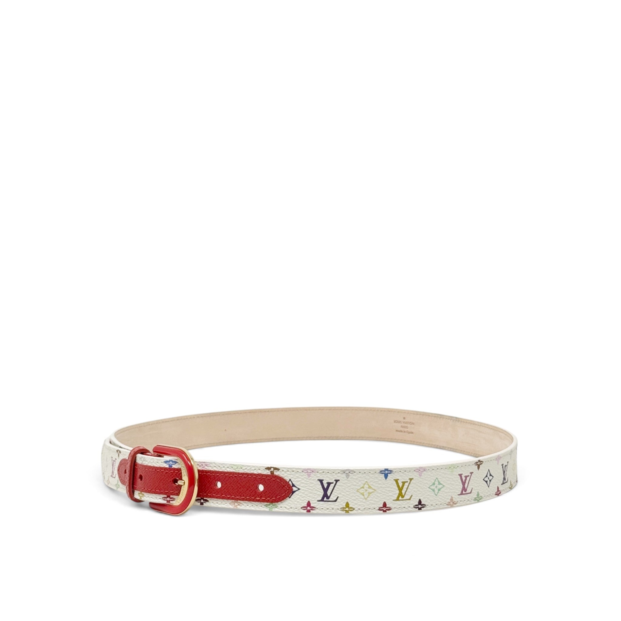 Louis Vuitton Takashi Murakami Multicolour Belt 80/32