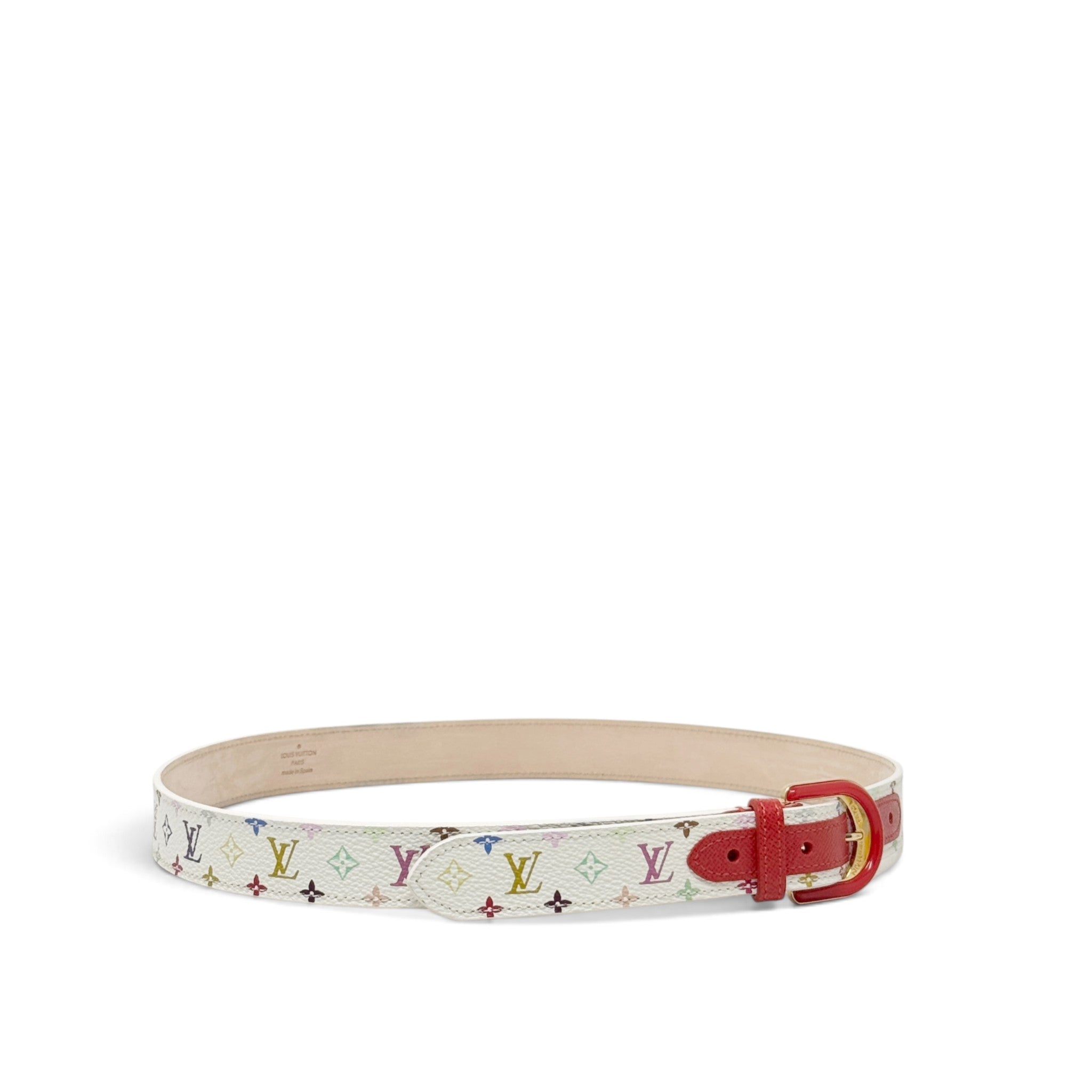 Louis Vuitton Takashi Murakami Multicolour Belt 80/32