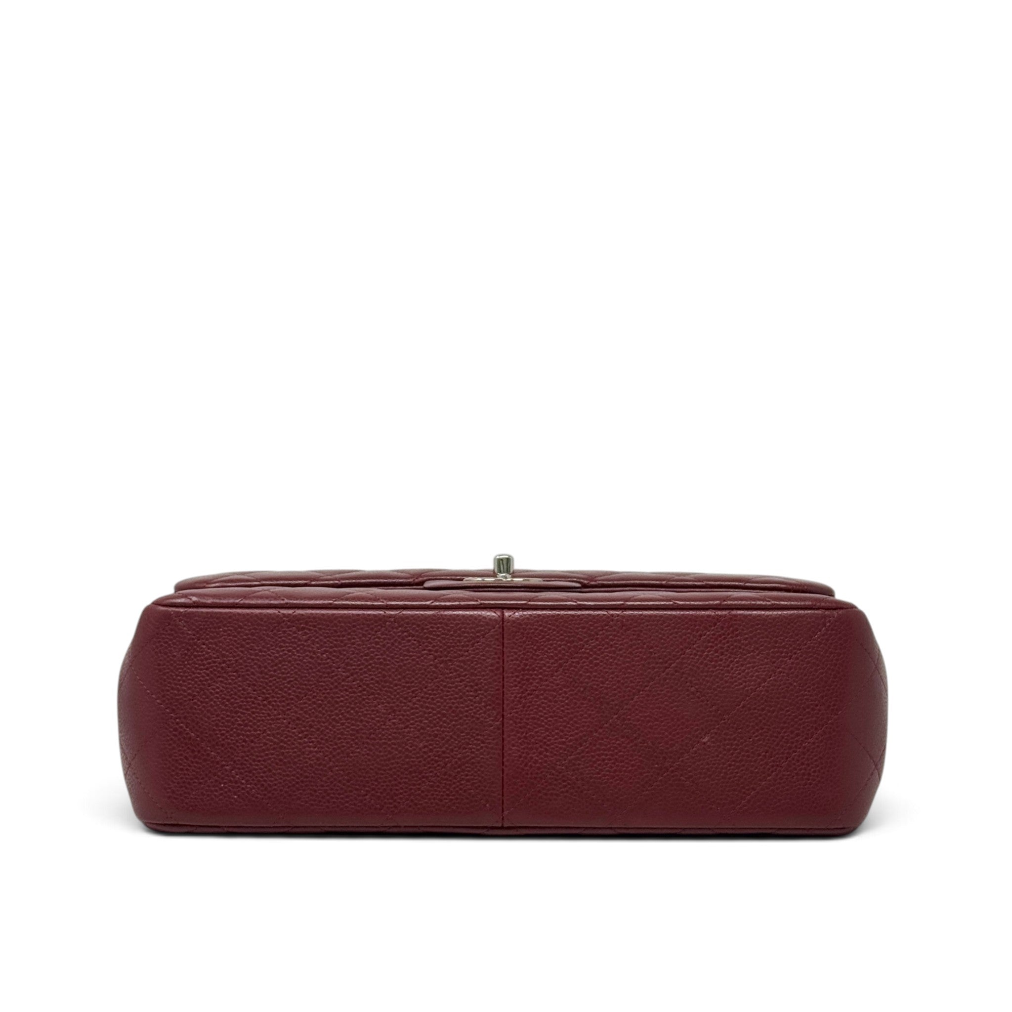Chanel Red Caviar Jumbo Classic Flap