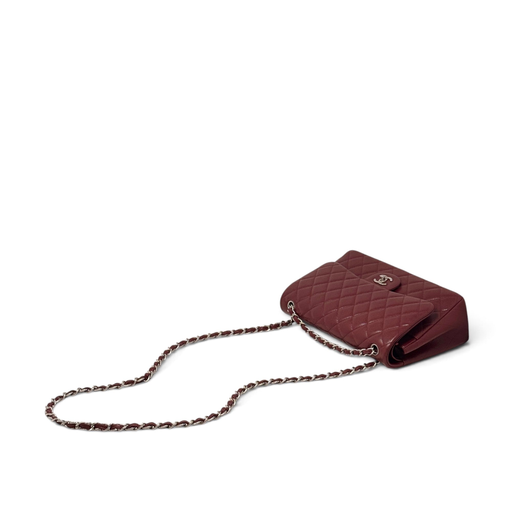 Chanel Red Caviar Jumbo Classic Flap