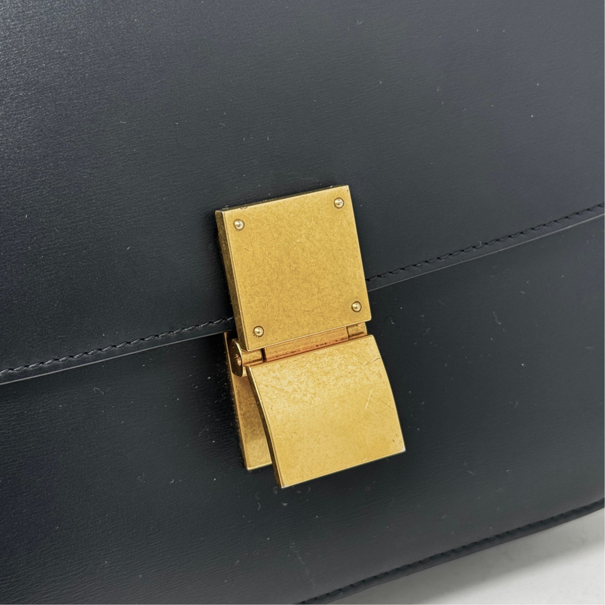 Celine Black Medium Box Bag