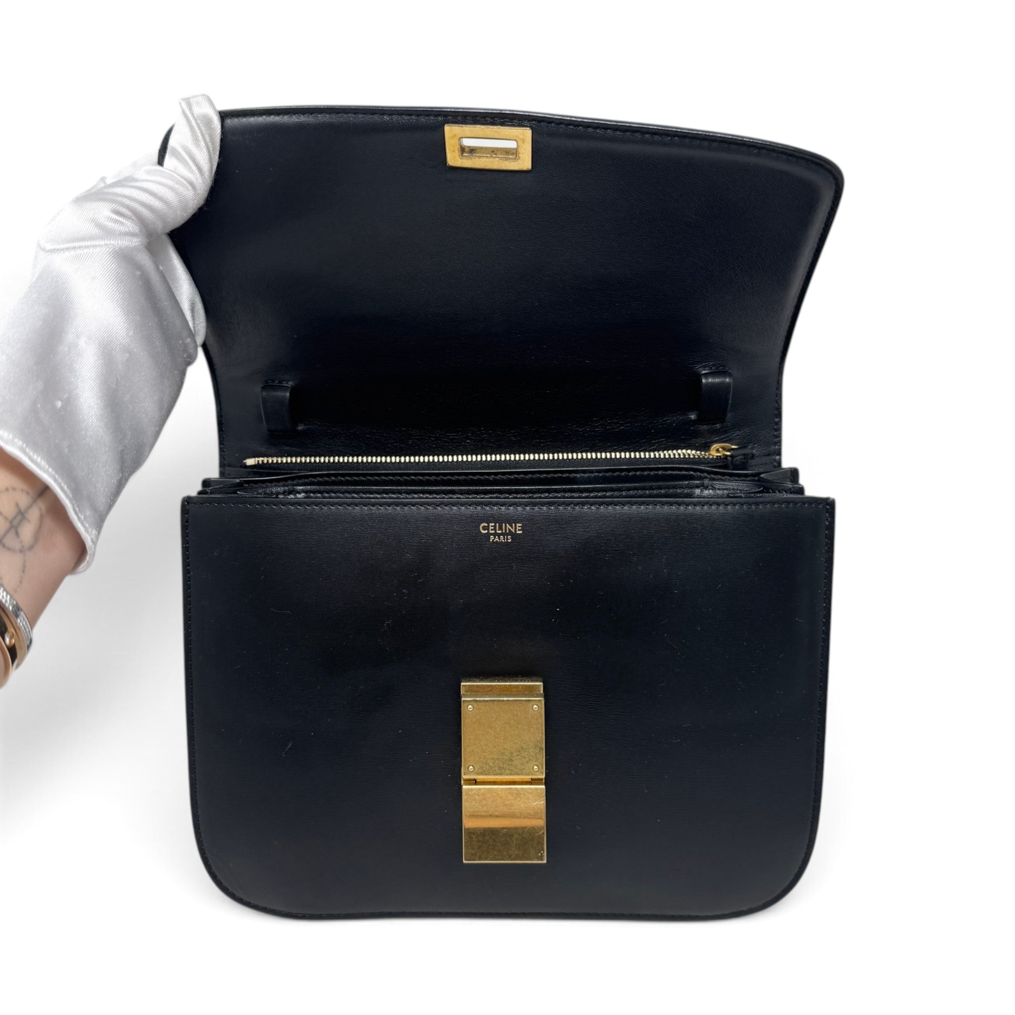Celine Black Medium Box Bag