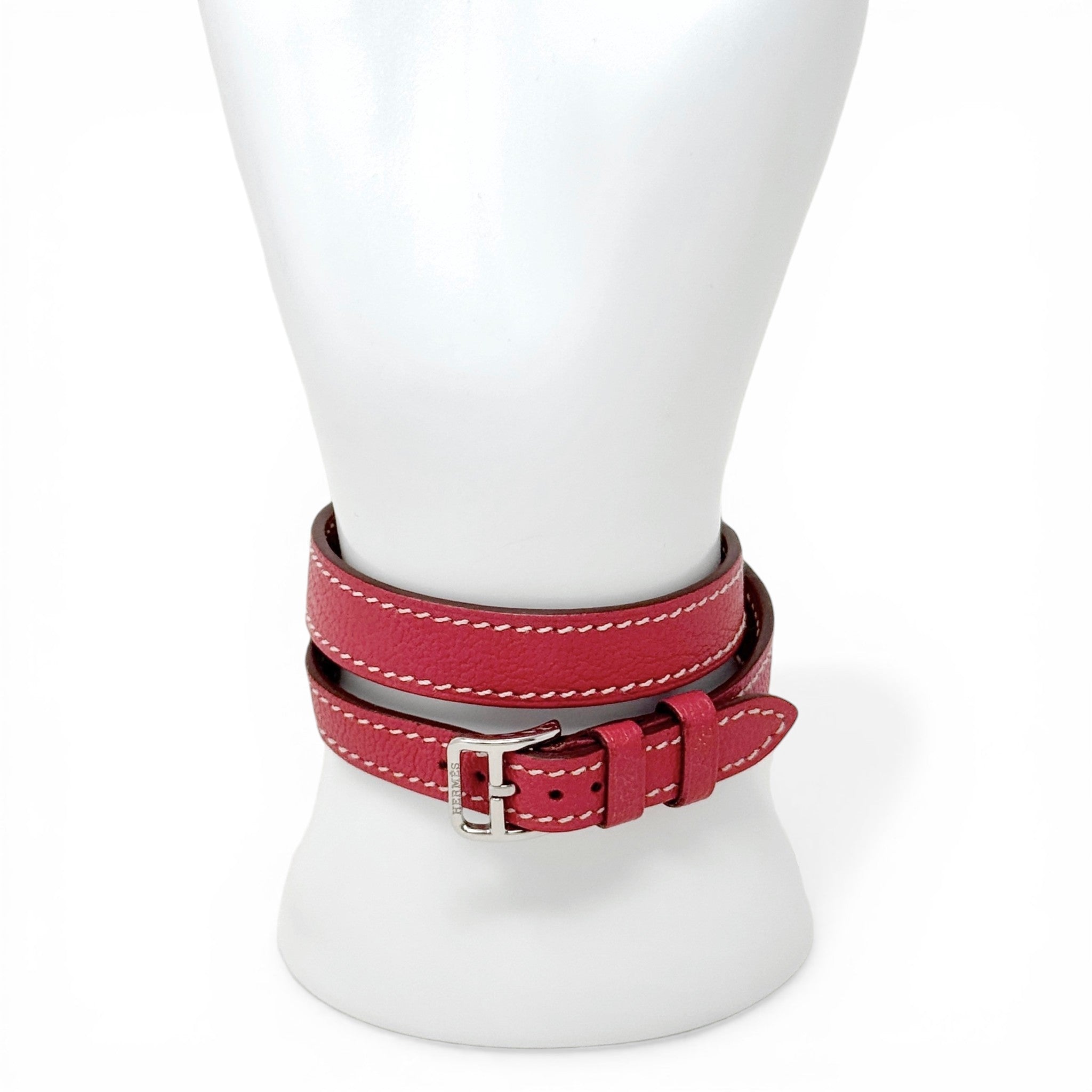 Hermes Rouge Casaque Heure H Watch Mini