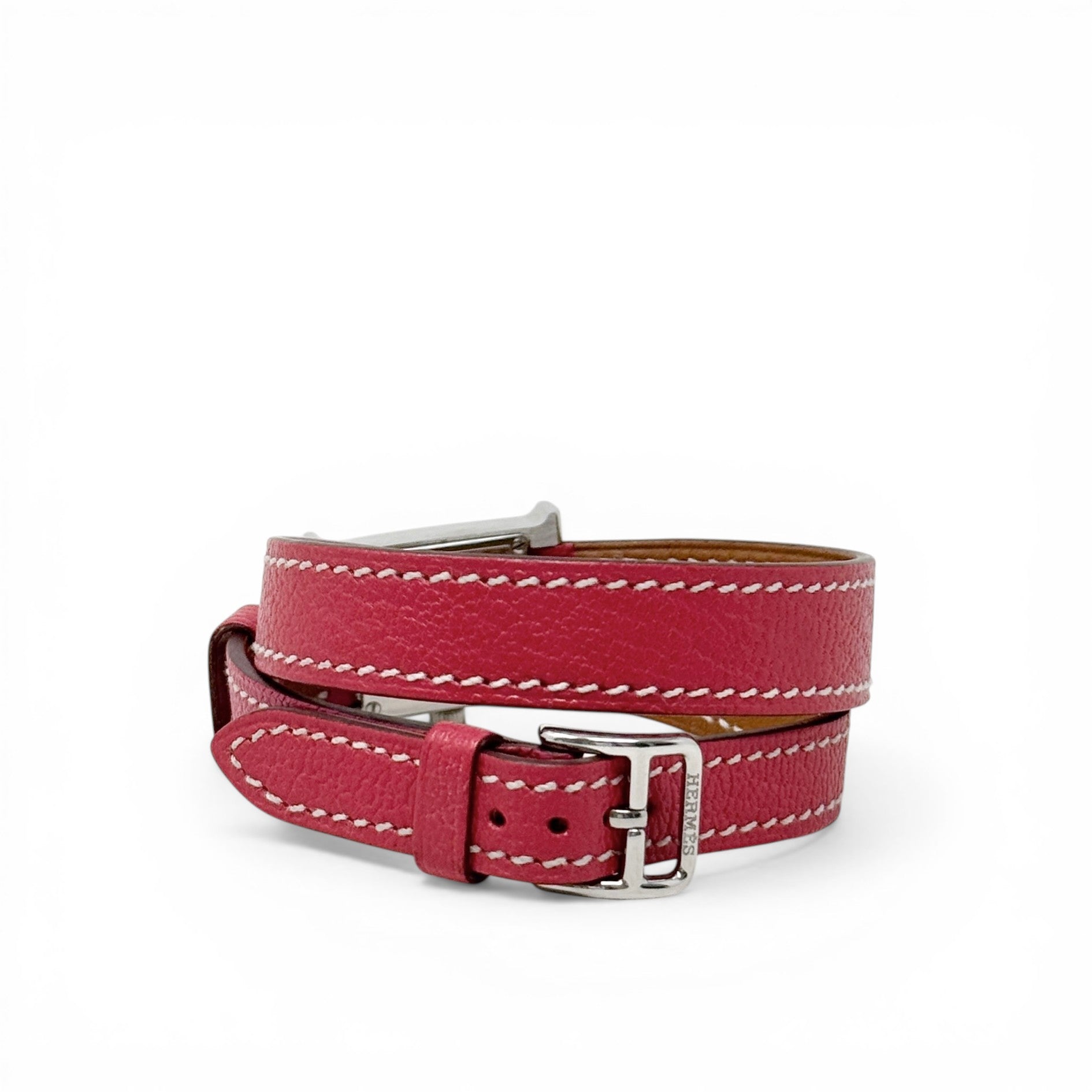 Hermes Rouge Casaque Heure H Watch Mini