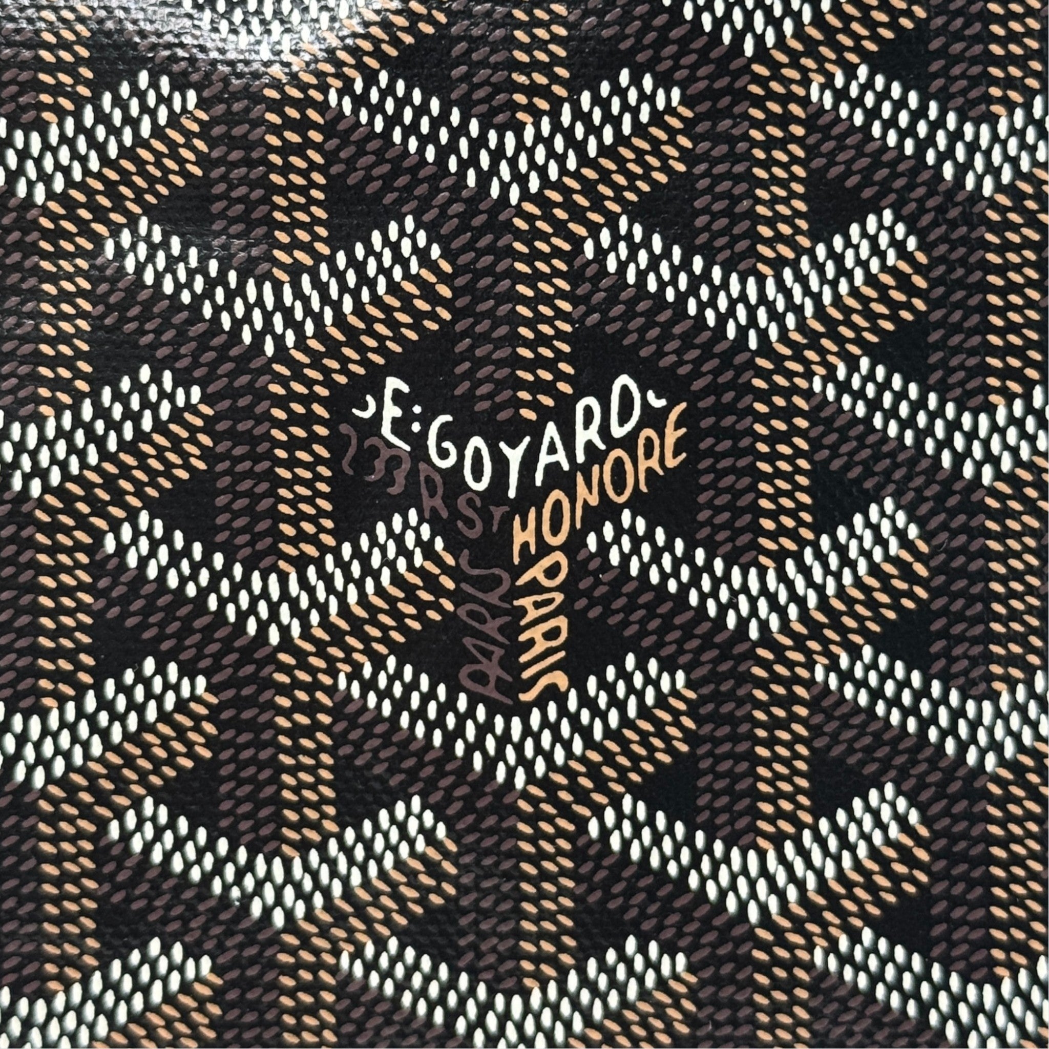 Goyard Black Goyardine Boheme Hobo Bag