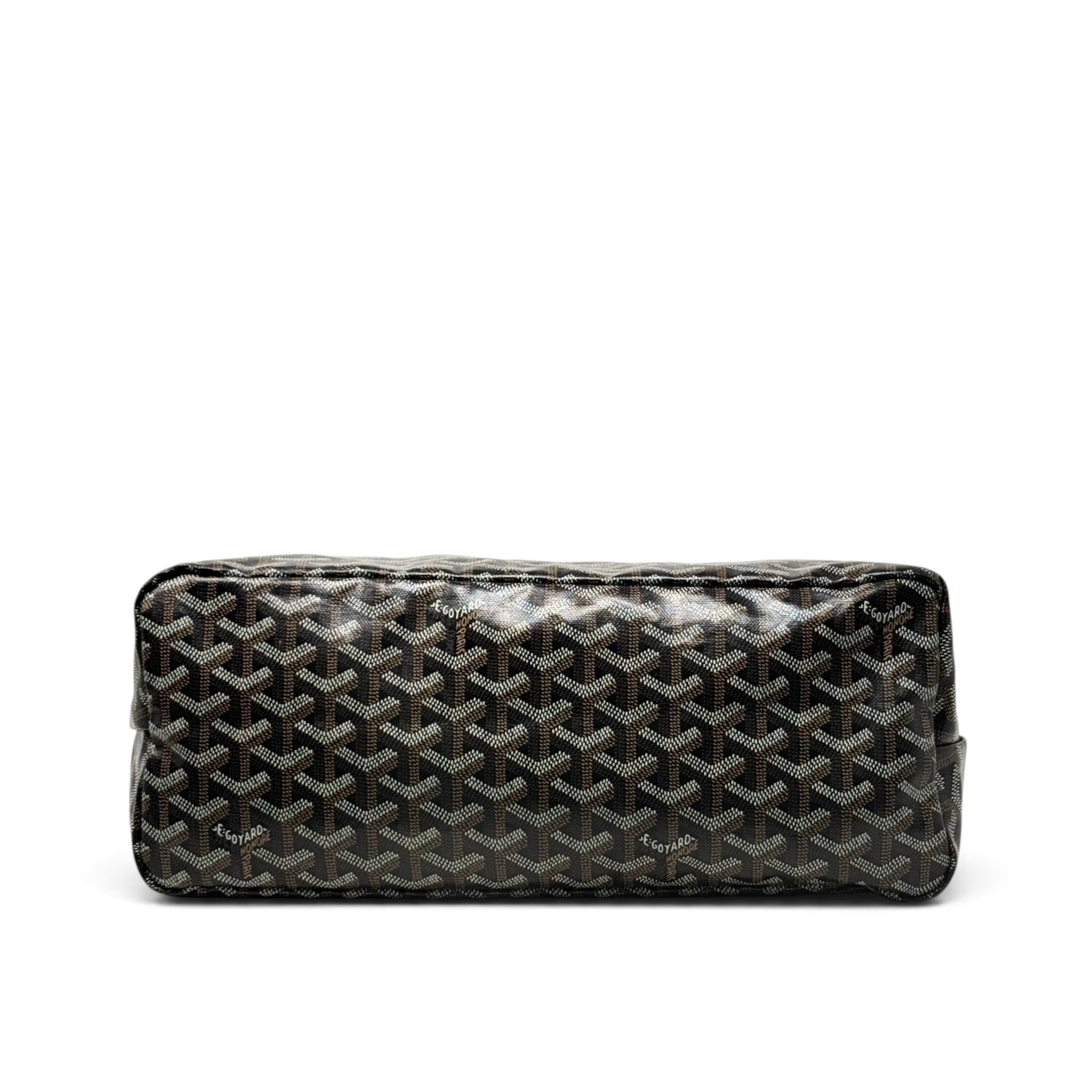 Goyard Black Goyardine Boheme Hobo Bag