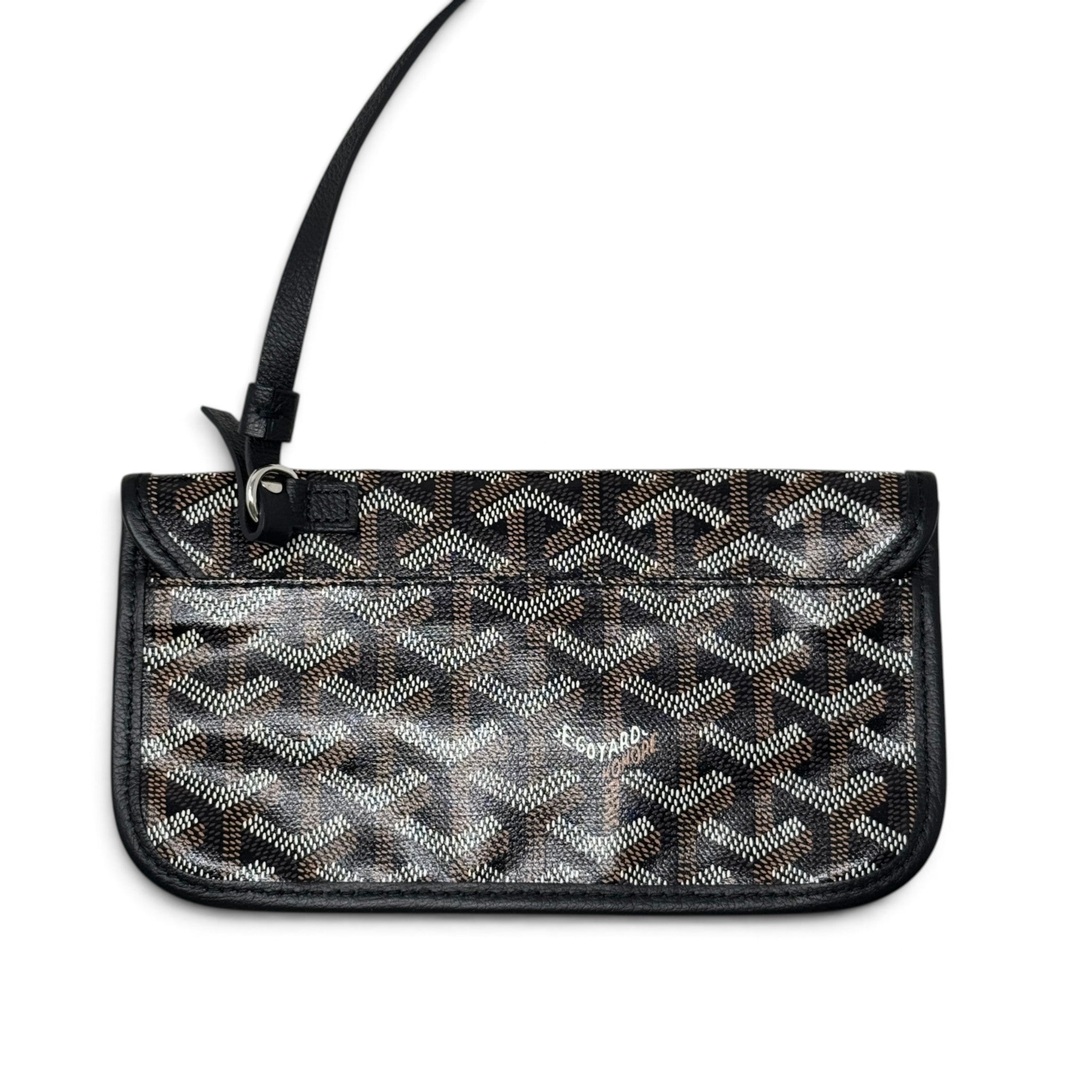 Goyard Black Goyardine Boheme Hobo Bag