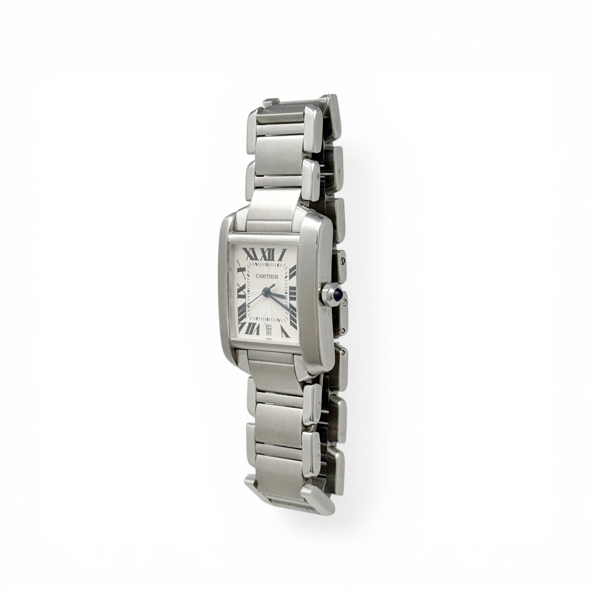 Cartier Stainless Steel Tank Francaise Watch 27mm
