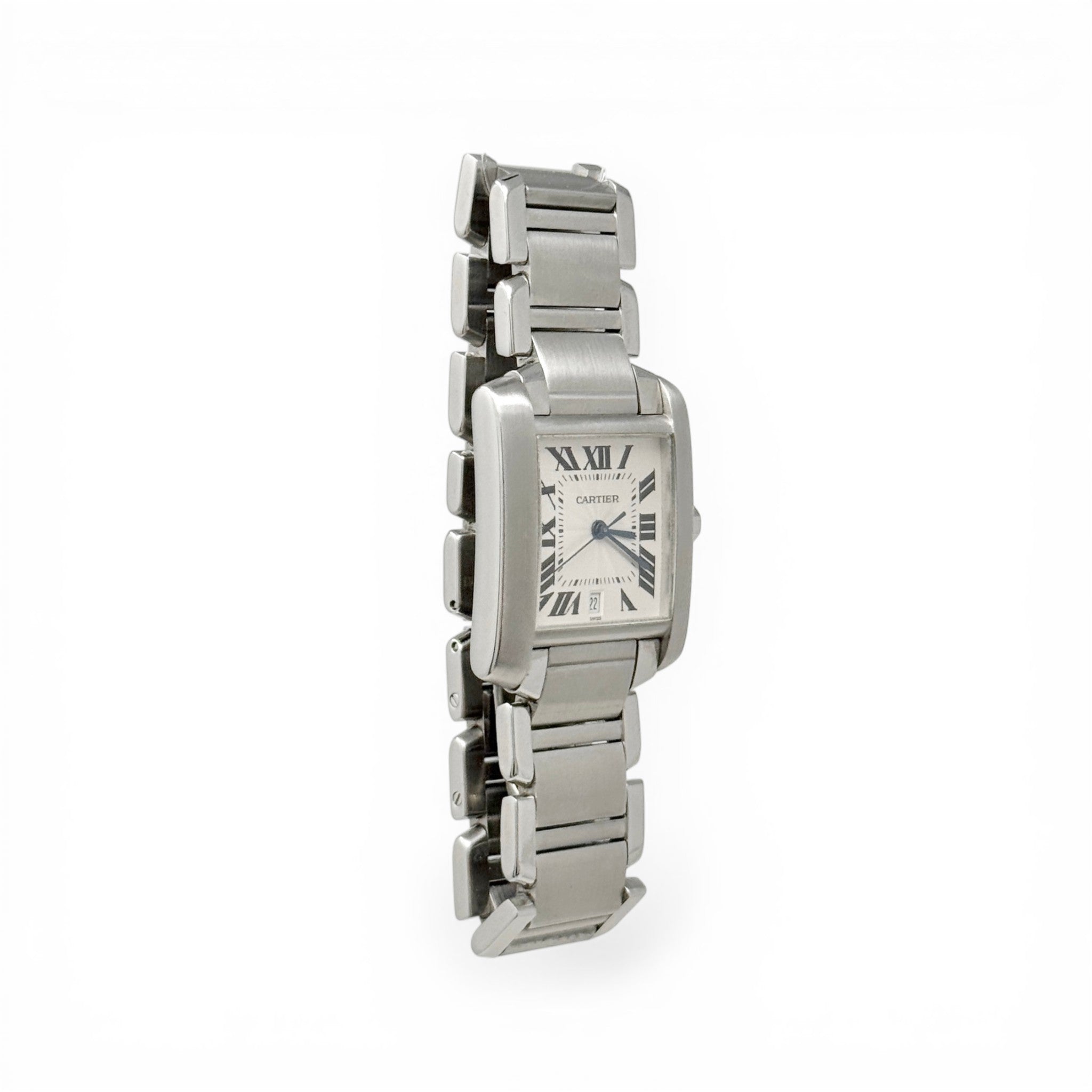 Cartier Stainless Steel Tank Francaise Watch 27mm