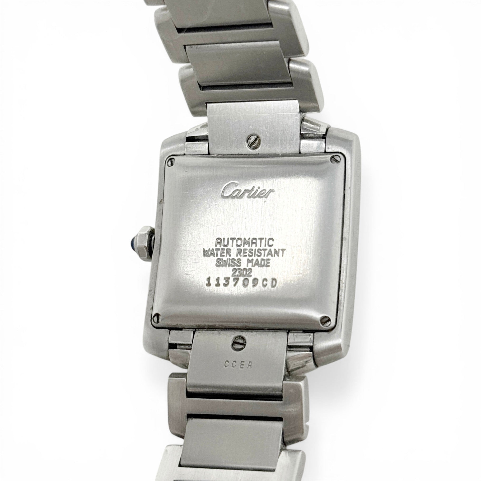 Cartier Stainless Steel Tank Francaise Watch 27mm