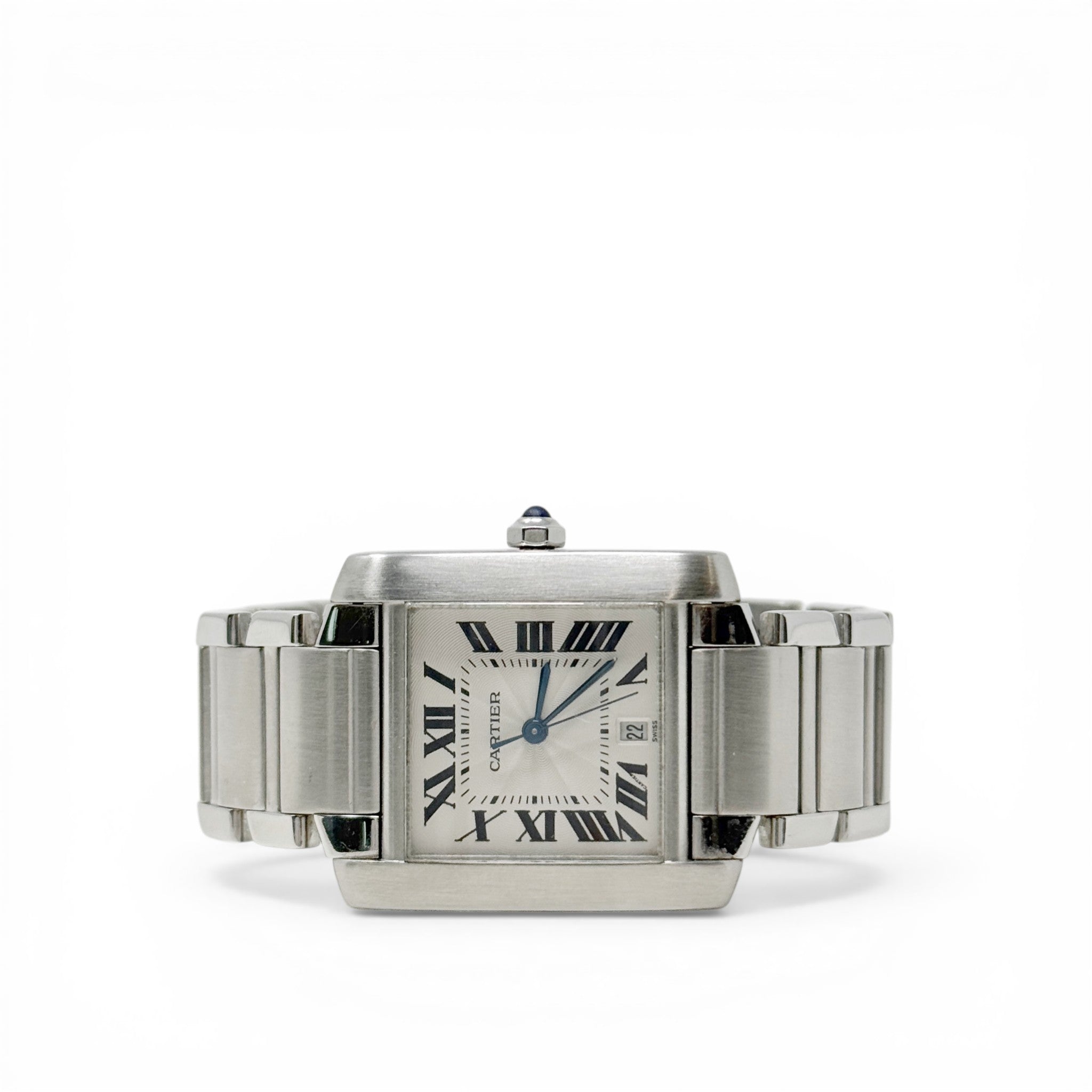 Cartier Stainless Steel Tank Francaise Watch 27mm