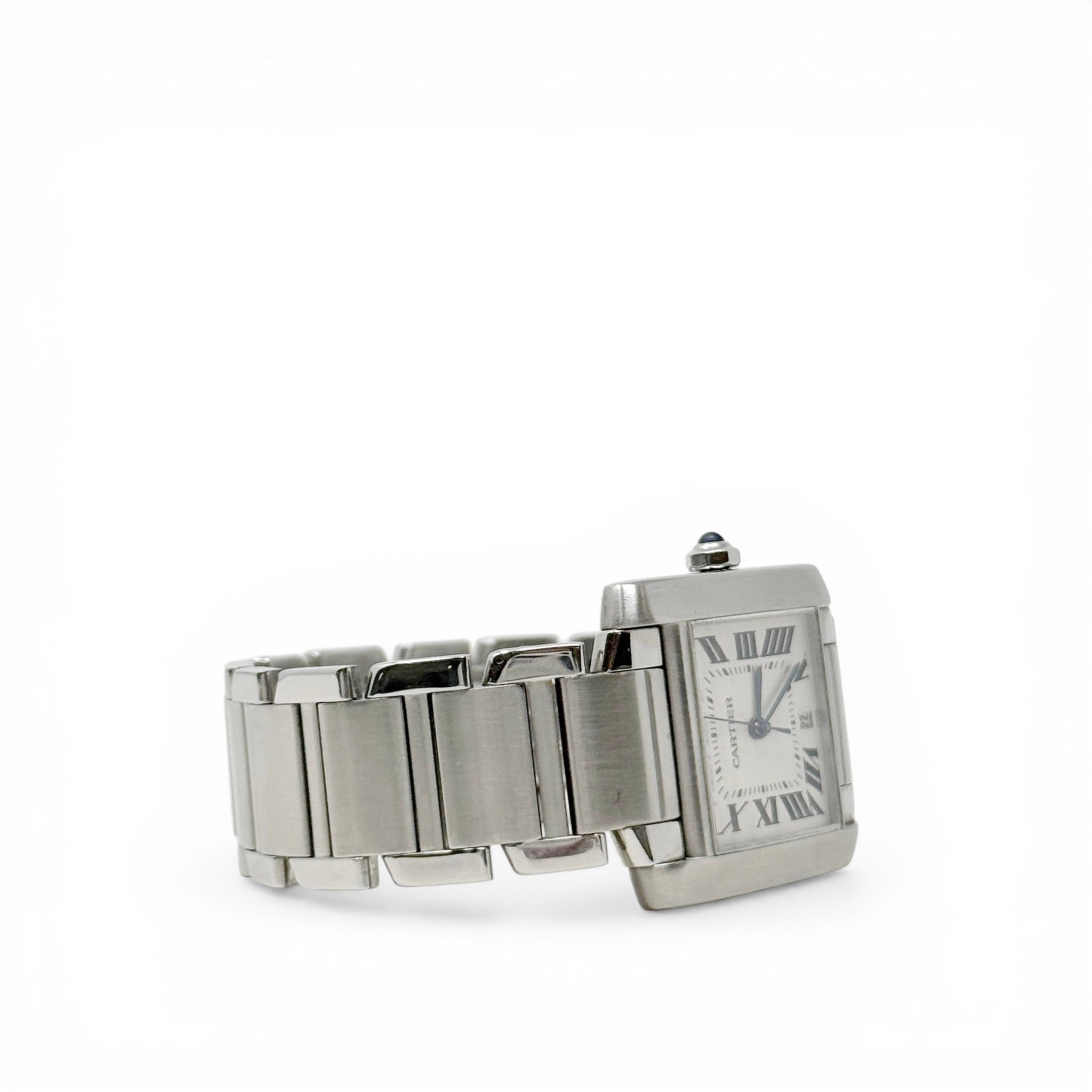 Cartier Stainless Steel Tank Francaise Watch 27mm