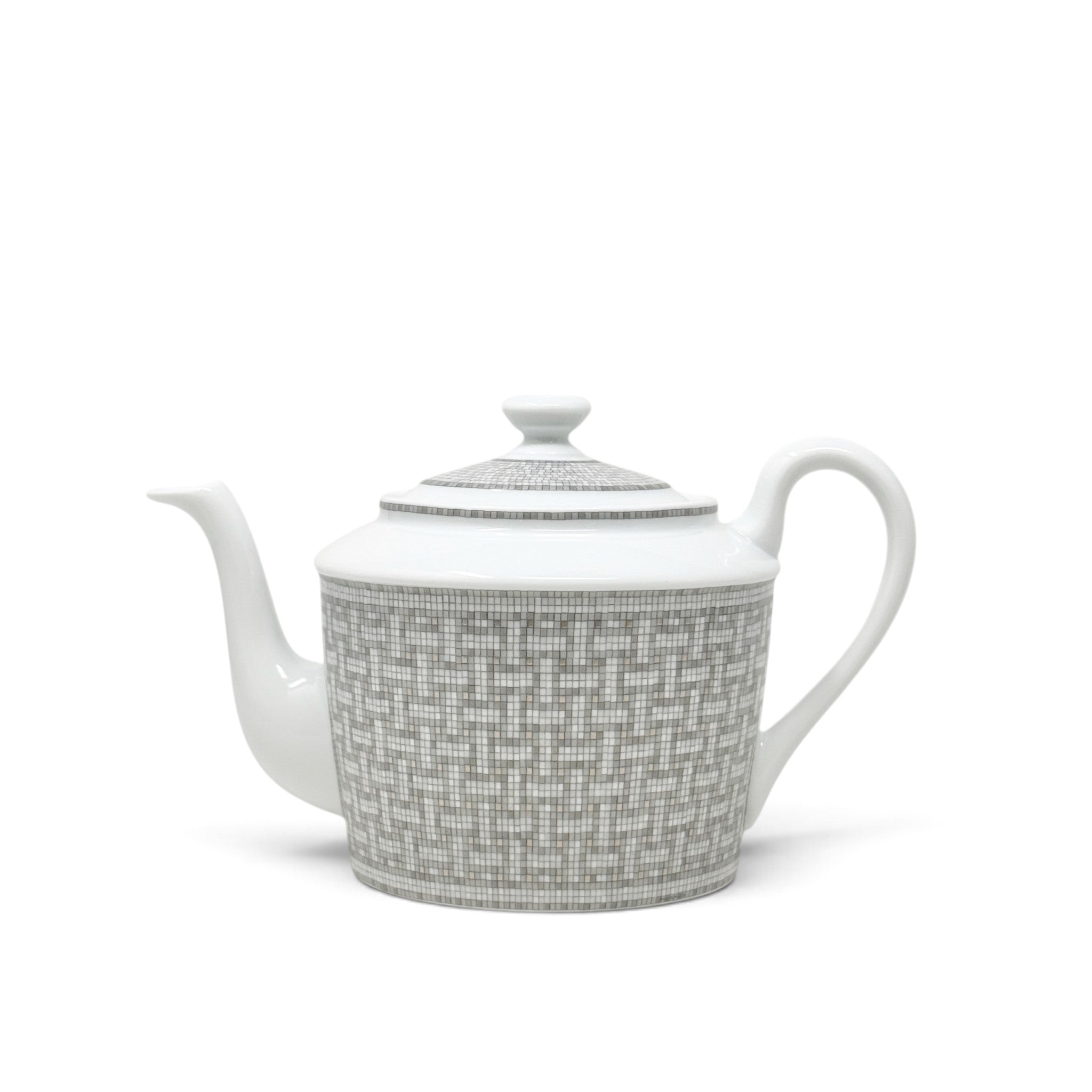 Hermes Mosaique au 24 Platinum Tea Set