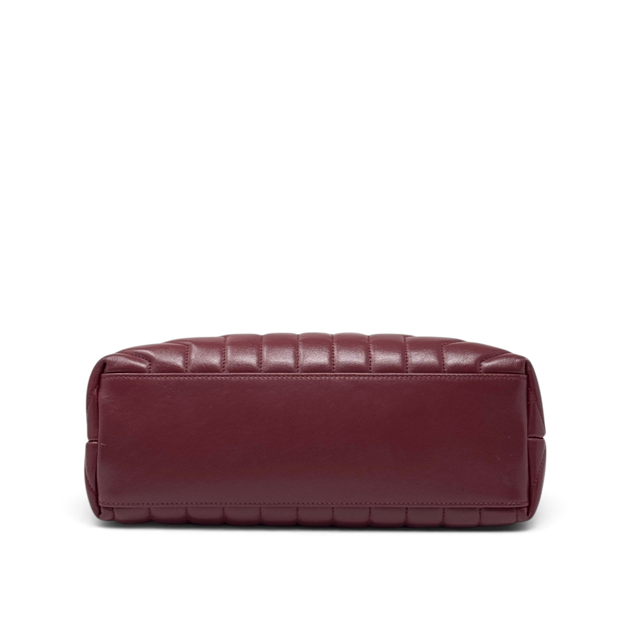 Saint Laurent Burgundy Medium Loulou Bag