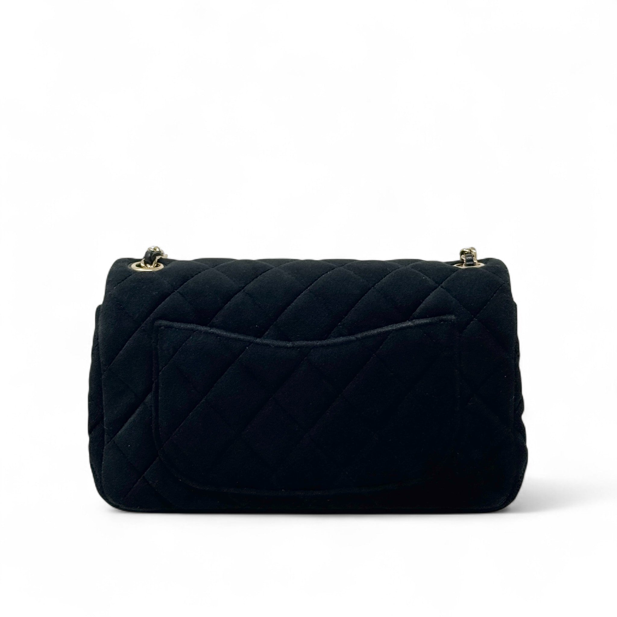 Chanel Black Mini Crystal Pearl Crush Flap