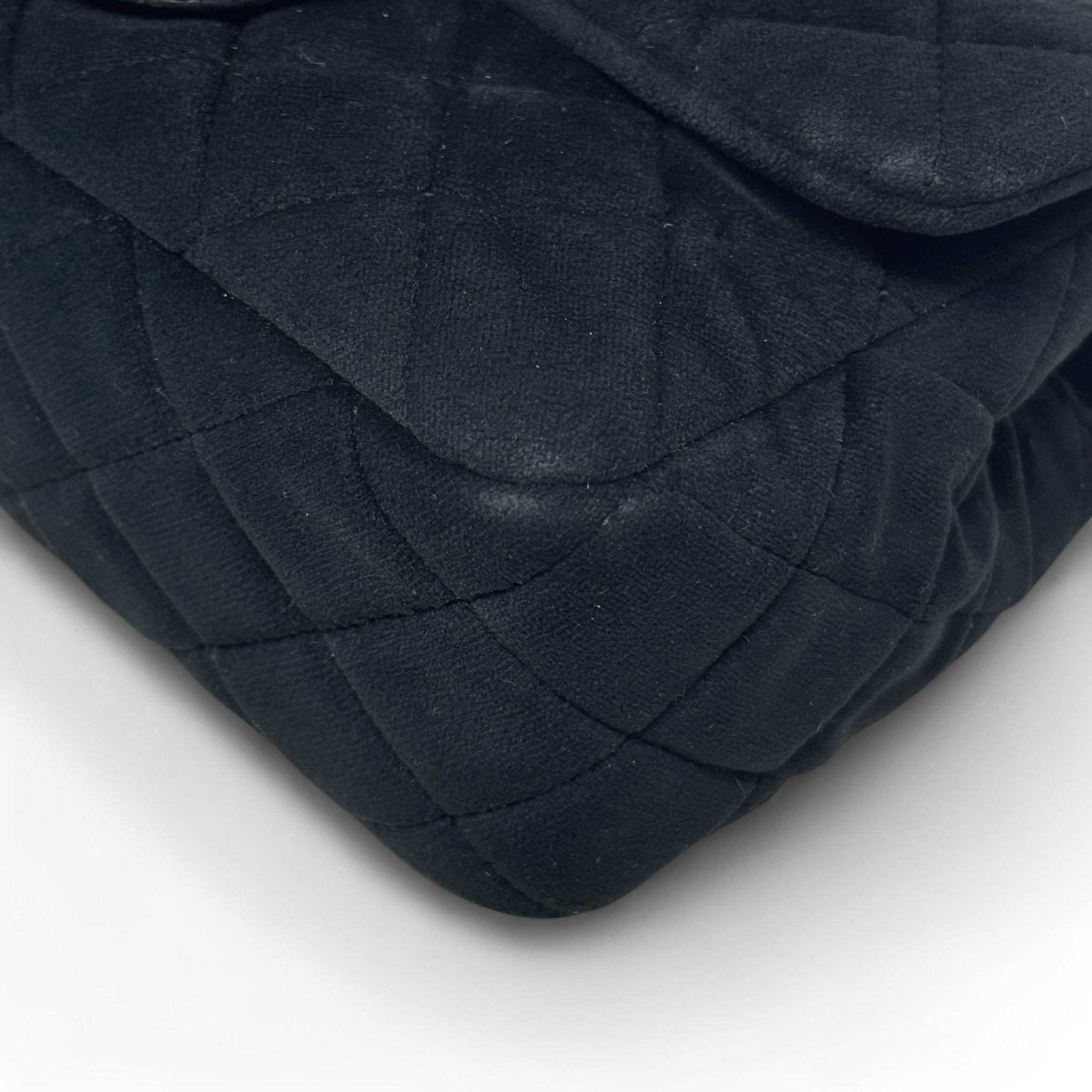 Chanel Black Mini Crystal Pearl Crush Flap