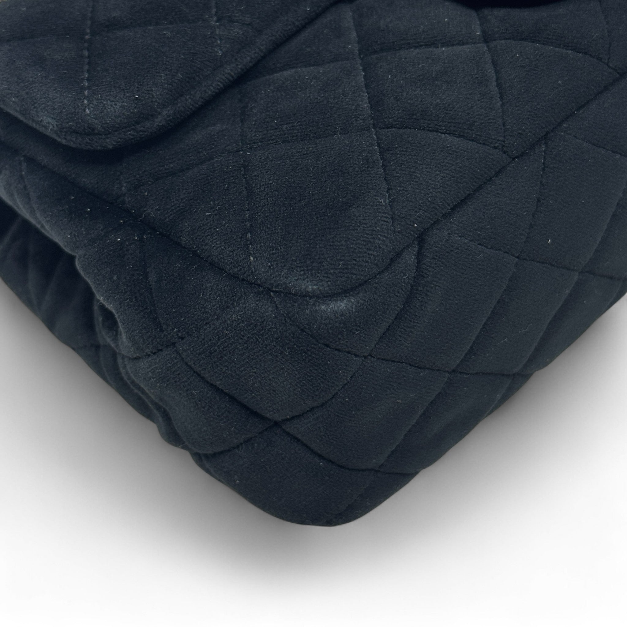 Chanel Black Mini Crystal Pearl Crush Flap