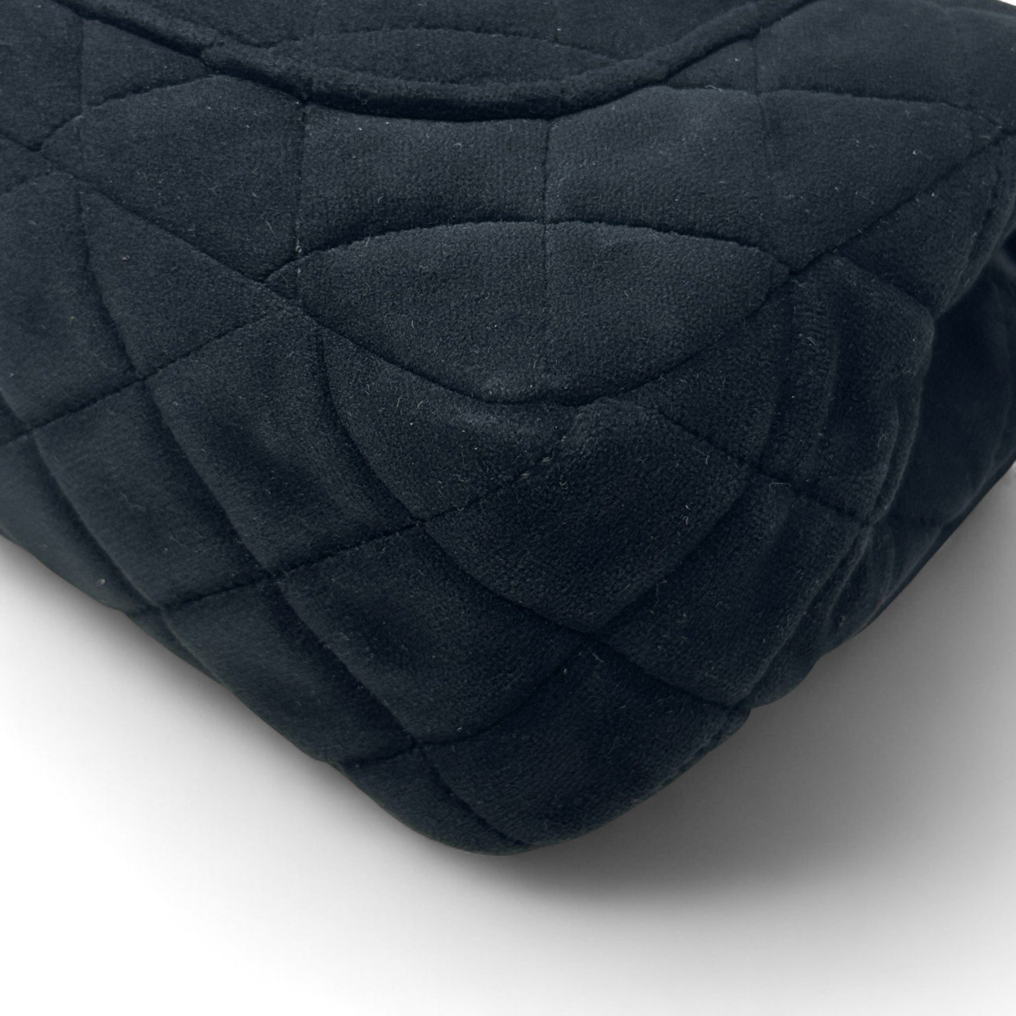 Chanel Black Mini Crystal Pearl Crush Flap