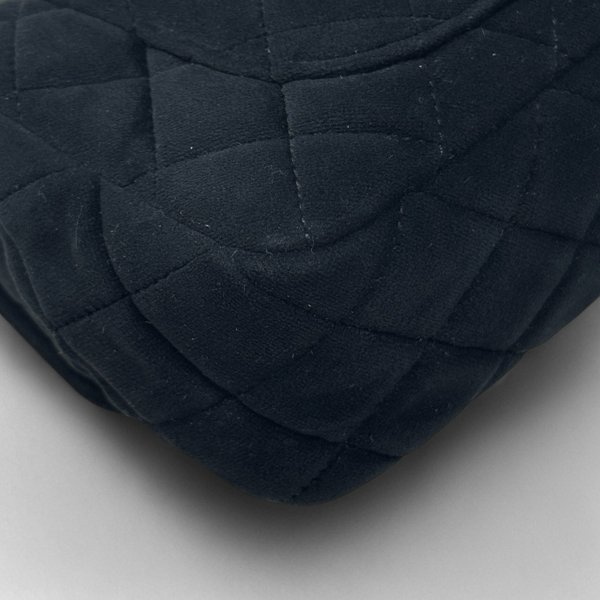 Chanel Black Mini Crystal Pearl Crush Flap