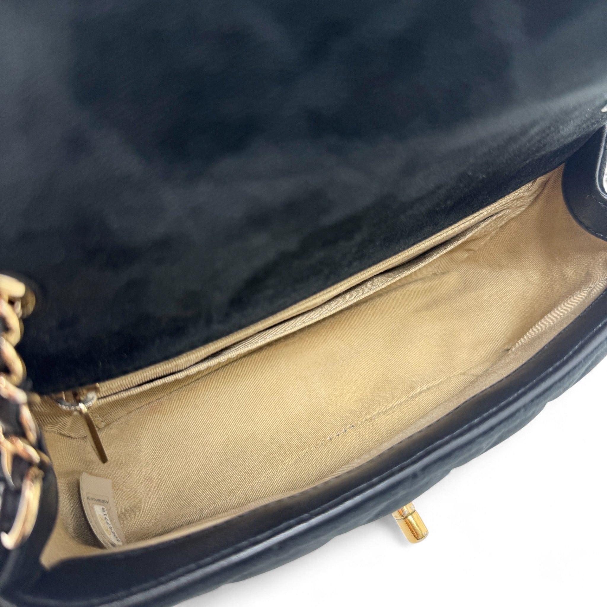 Chanel Black Mini Crystal Pearl Crush Flap