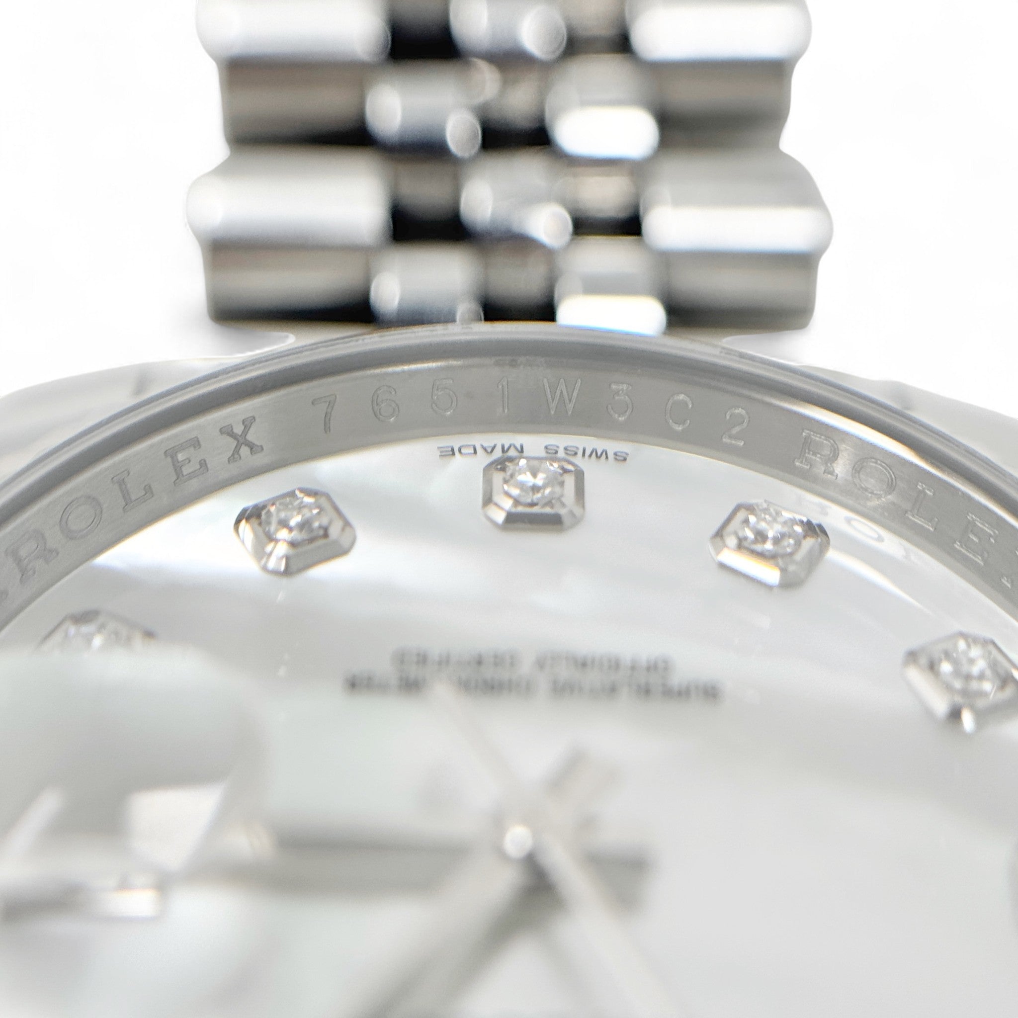 Rolex Stainless Steel Mother of Pearl Datejust 36mm