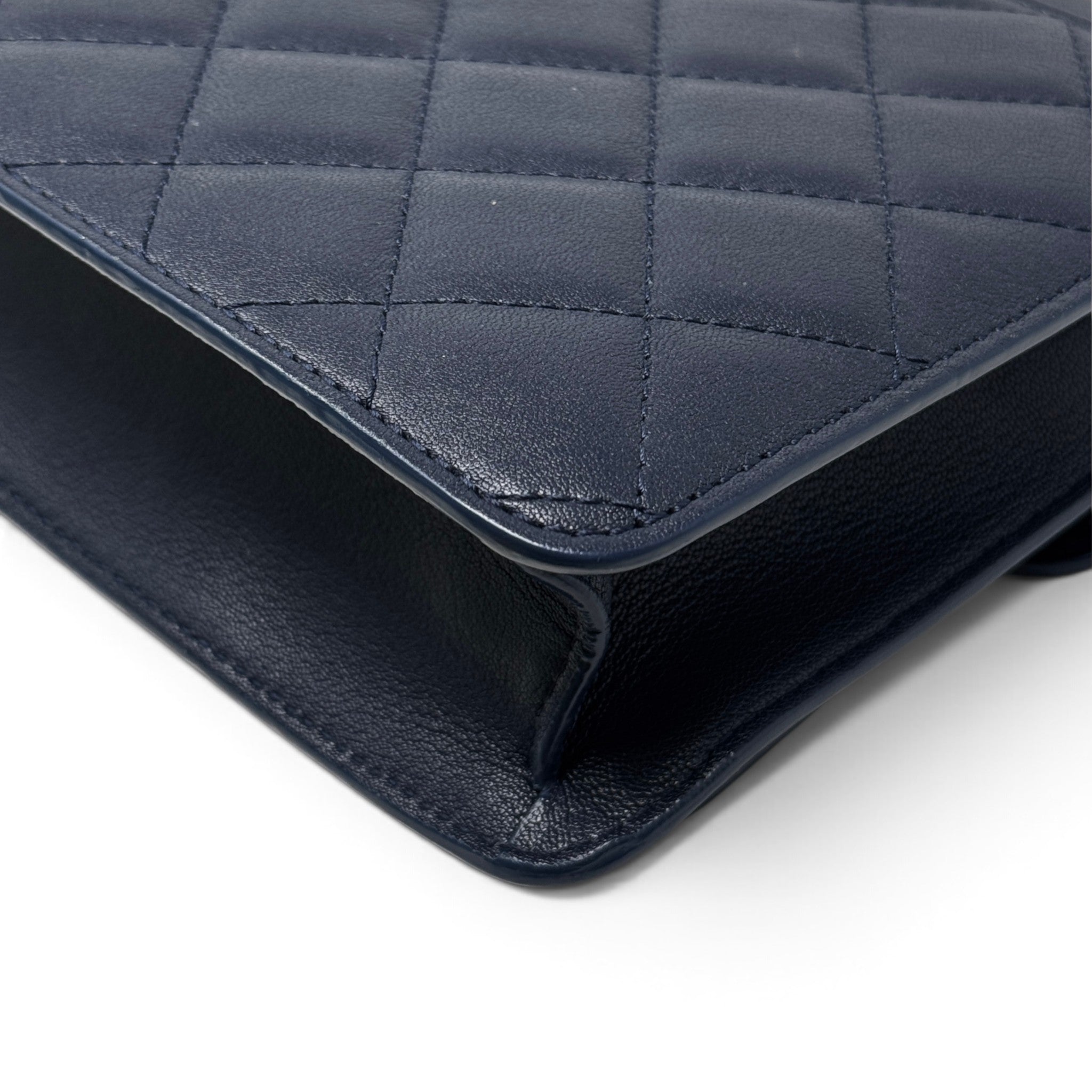 Chanel Navy Medium CC Box Flap Bag