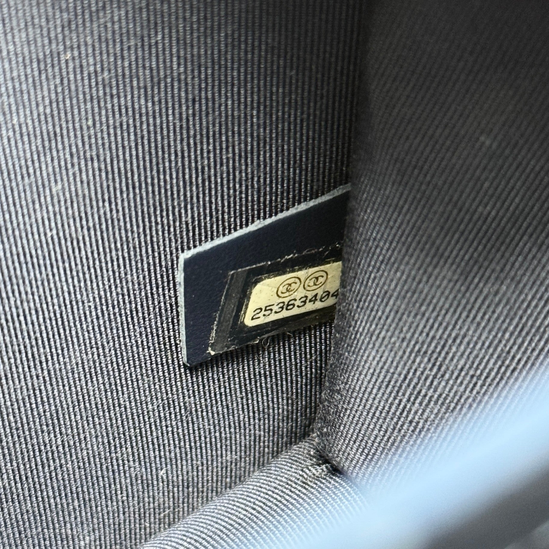 Chanel Navy Medium CC Box Flap Bag