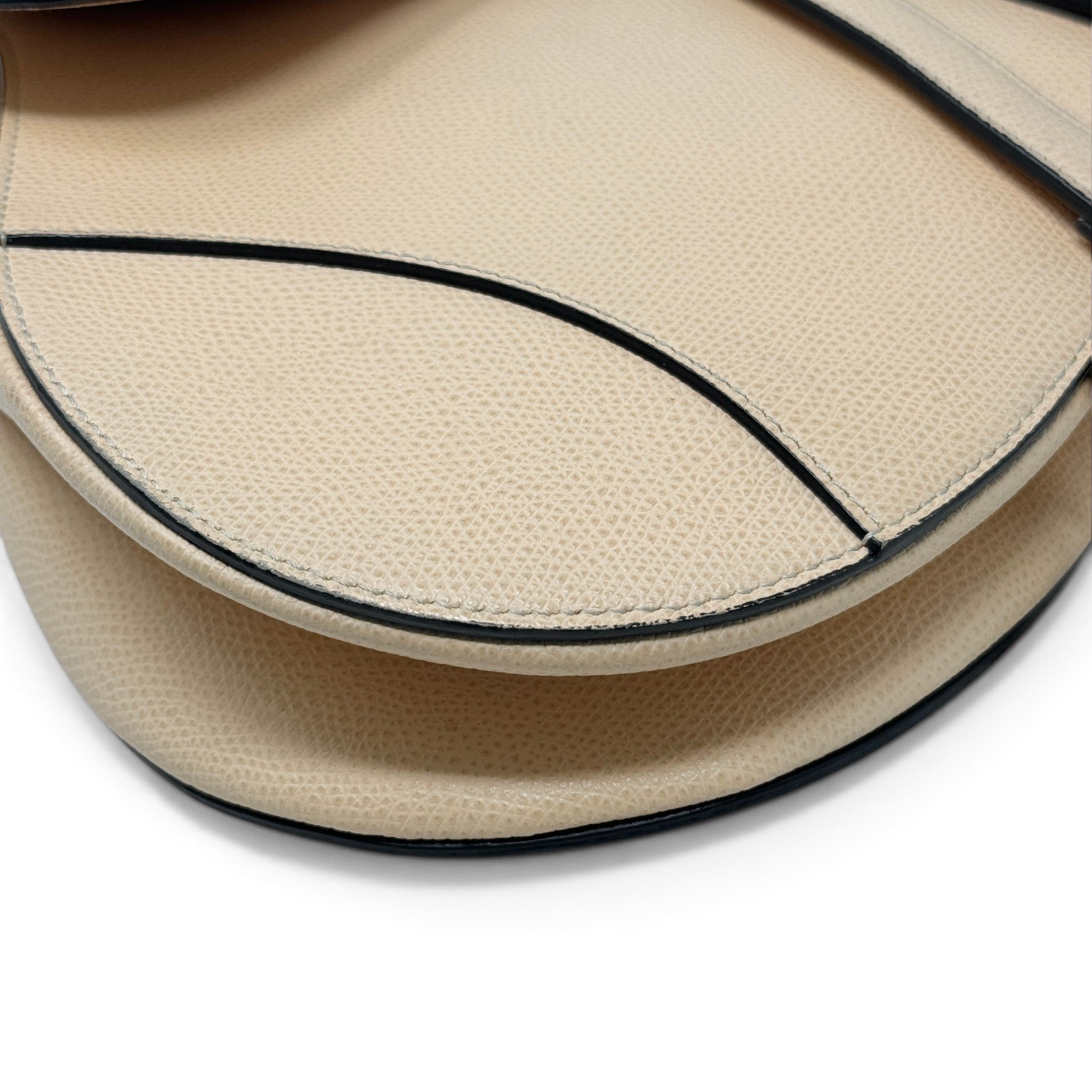 Dior Beige Medium Saddle Bag