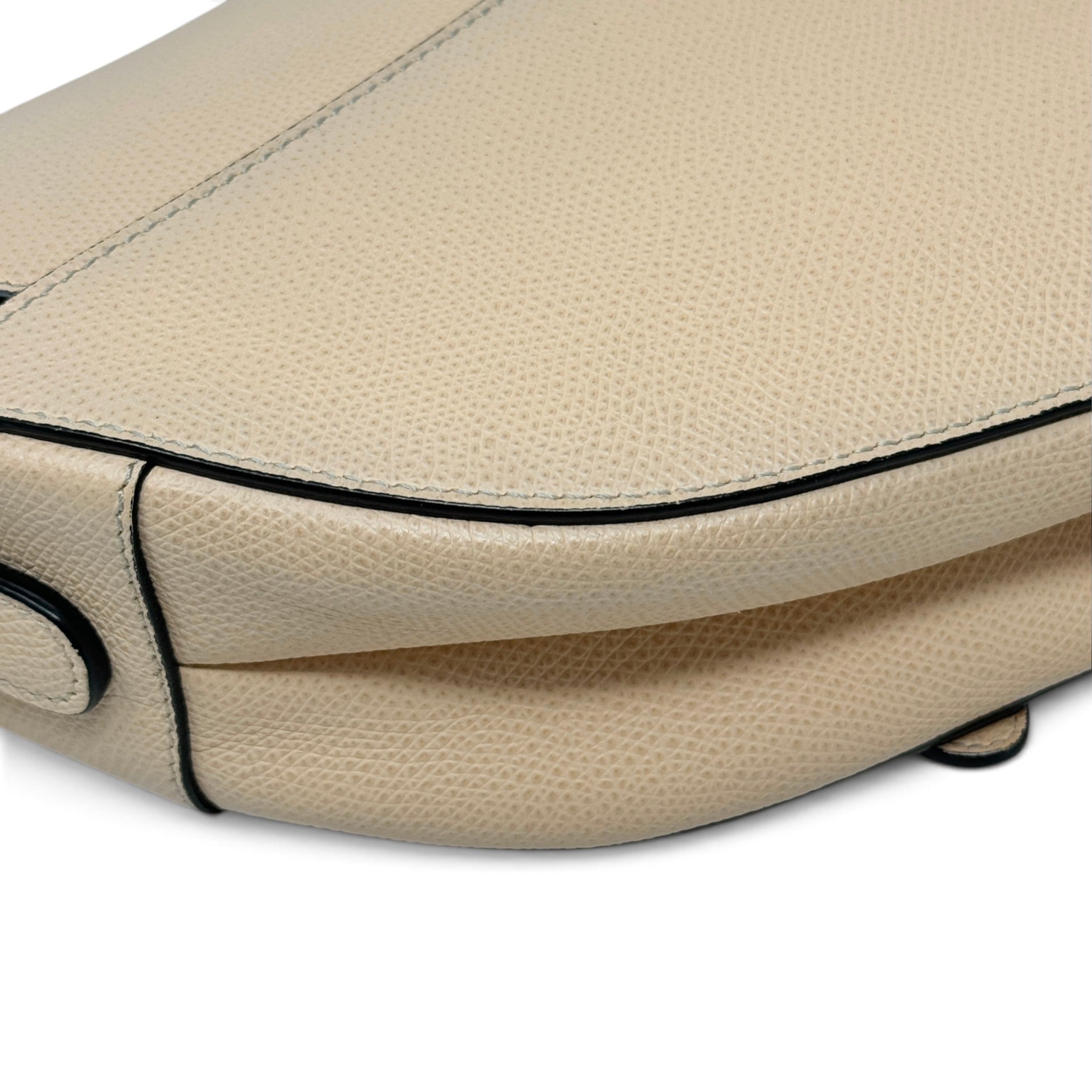 Dior Beige Medium Saddle Bag