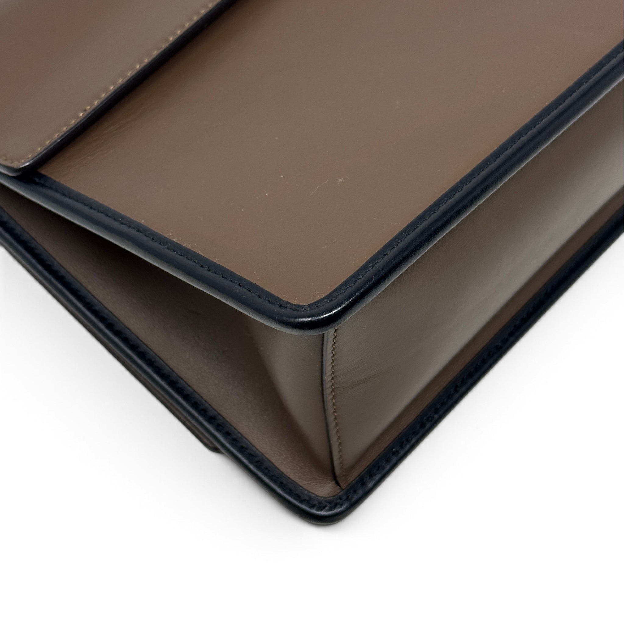 Fendi Brown Kan I Logo Bag