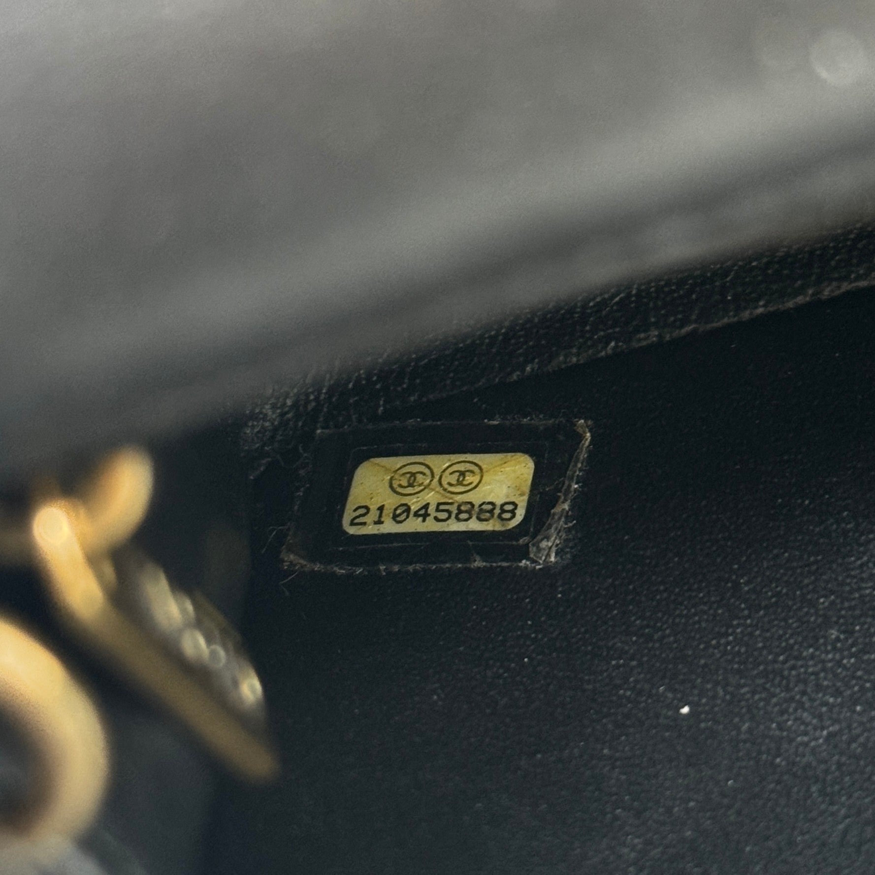 Chanel Black Chevron Mini Classic Flap