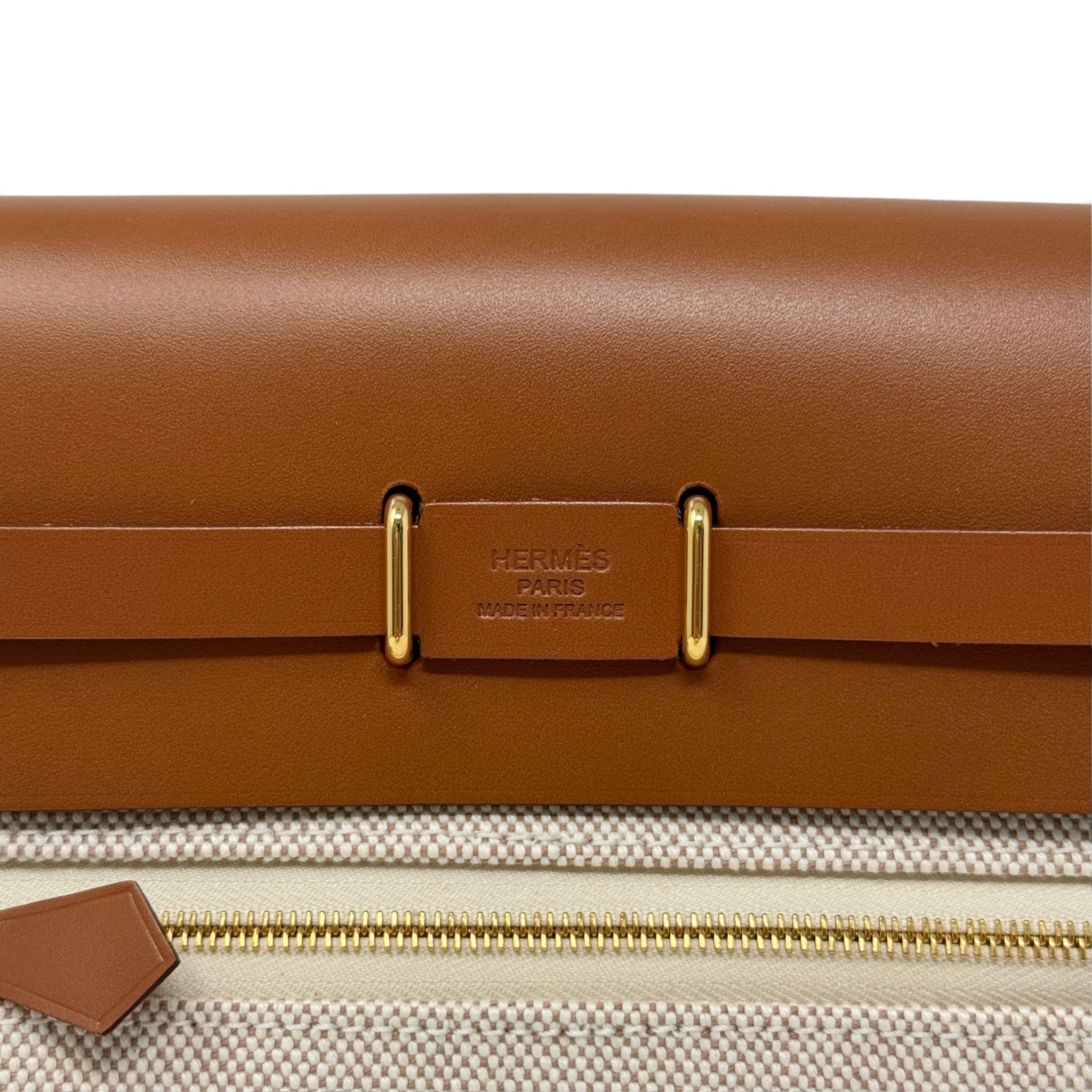 Hermes Fauve Ecru Mini Herbag