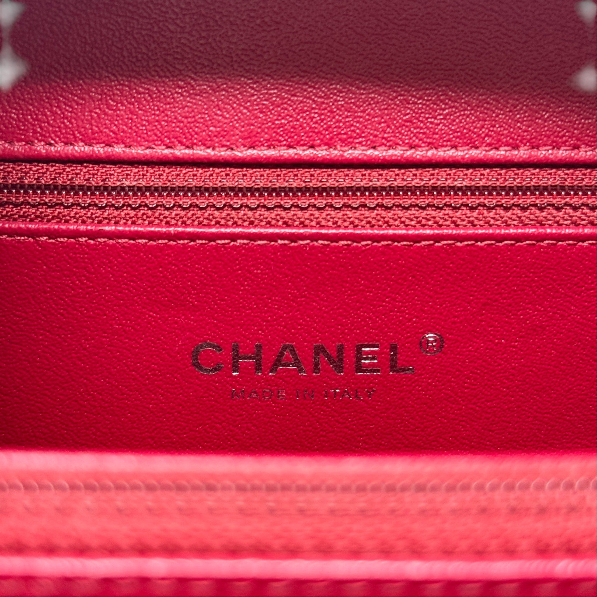 Chanel White Medium Filigree Vanity