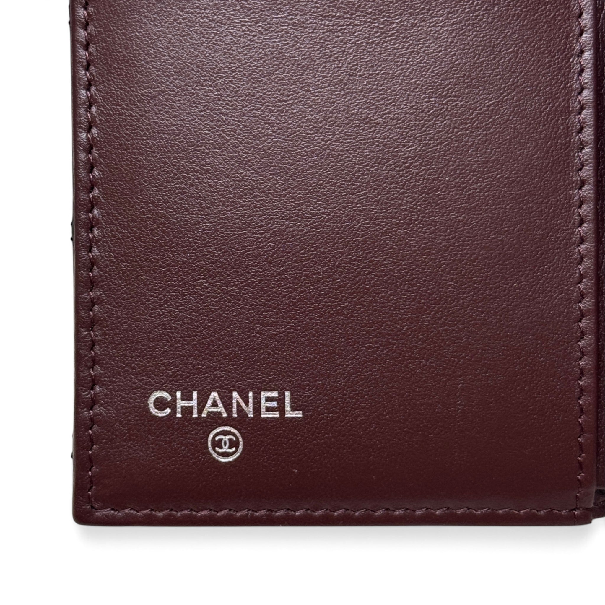 Chanel Black Caviar Classic Flap Wallet