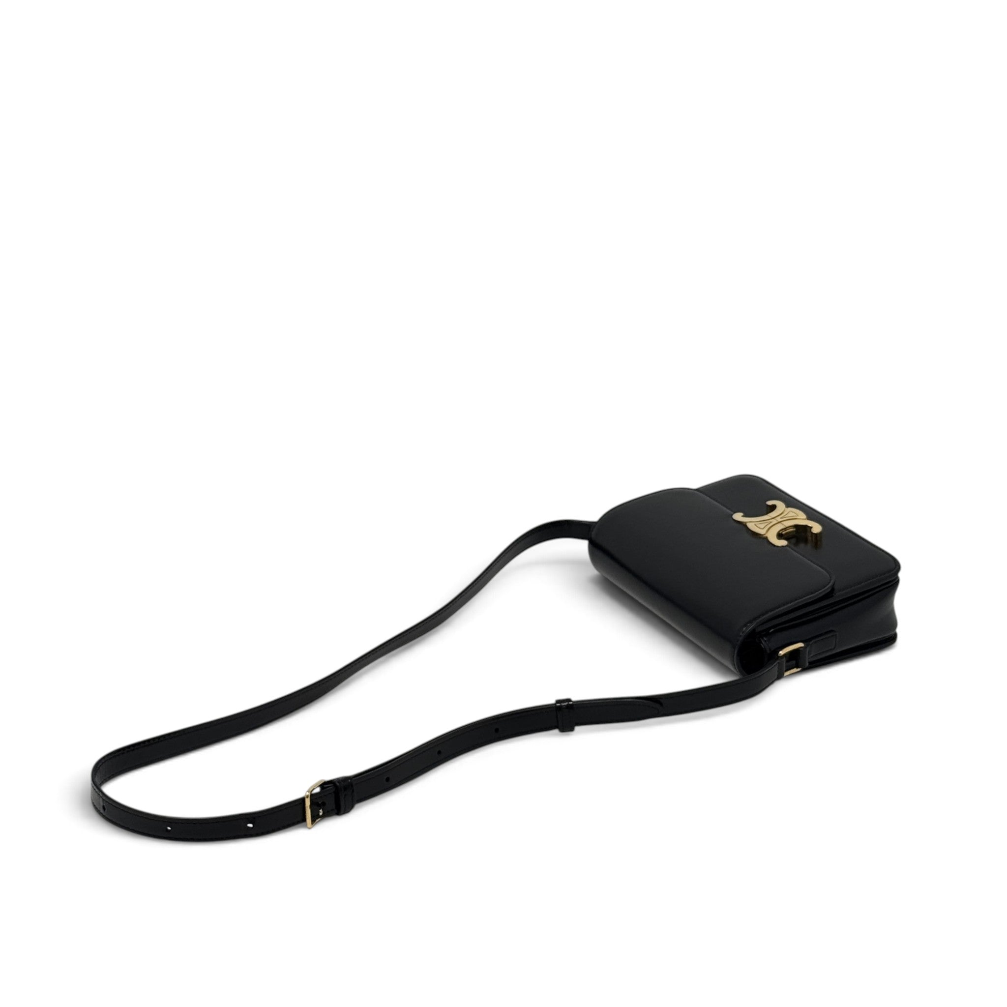 Celine Black Teen Triomphe Bag