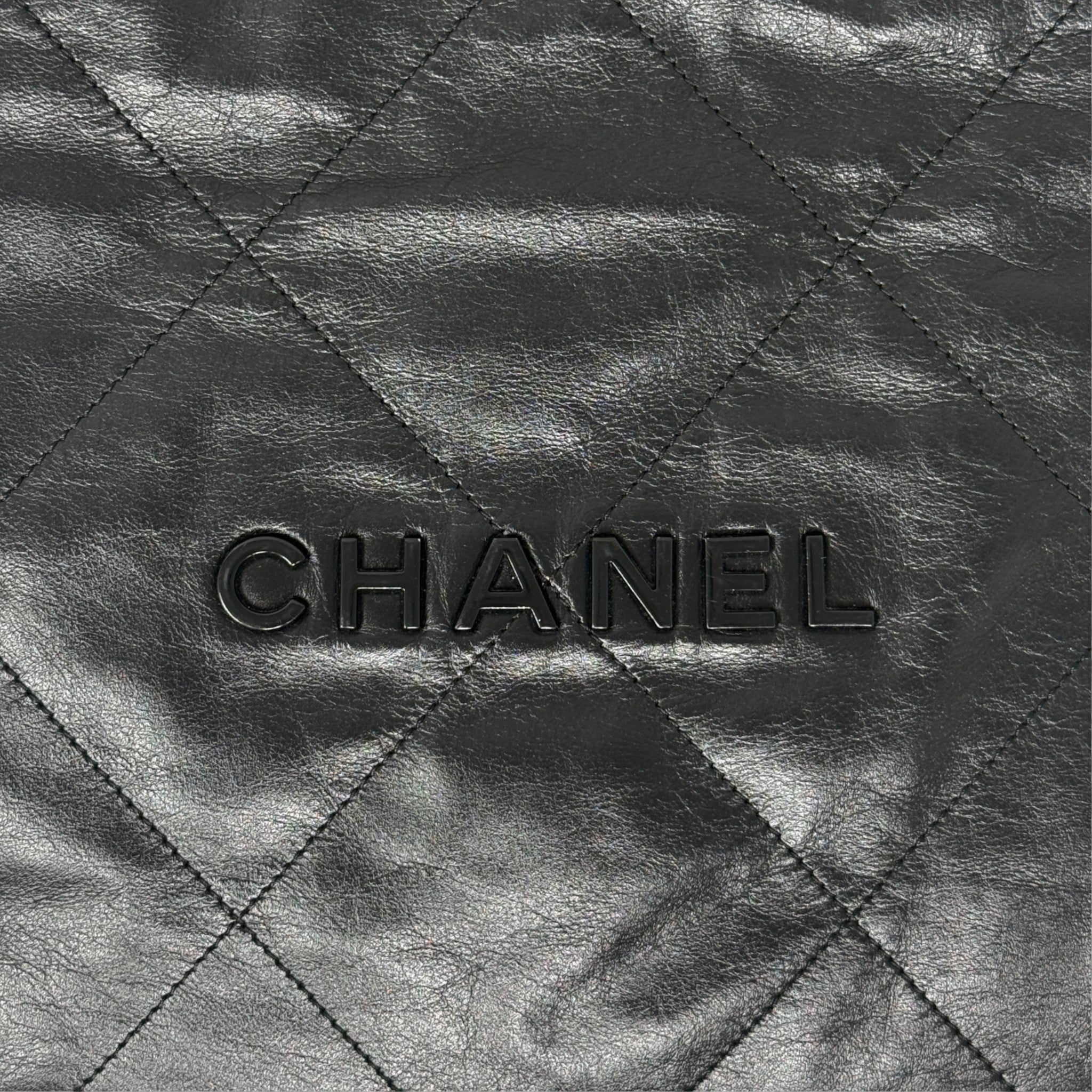 Chanel So Black Medium 22 Hobo