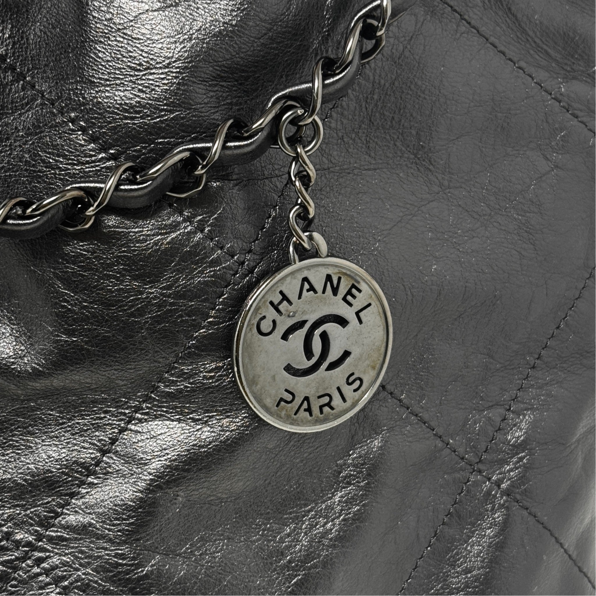 Chanel So Black Medium 22 Hobo